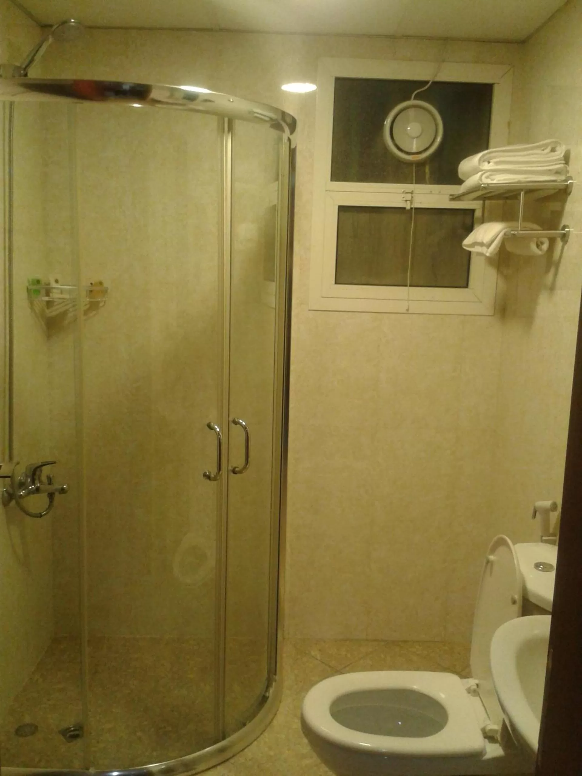 Shower in Al Smou Hotel Apartments - MAHA HOSPITALITY GROUP
