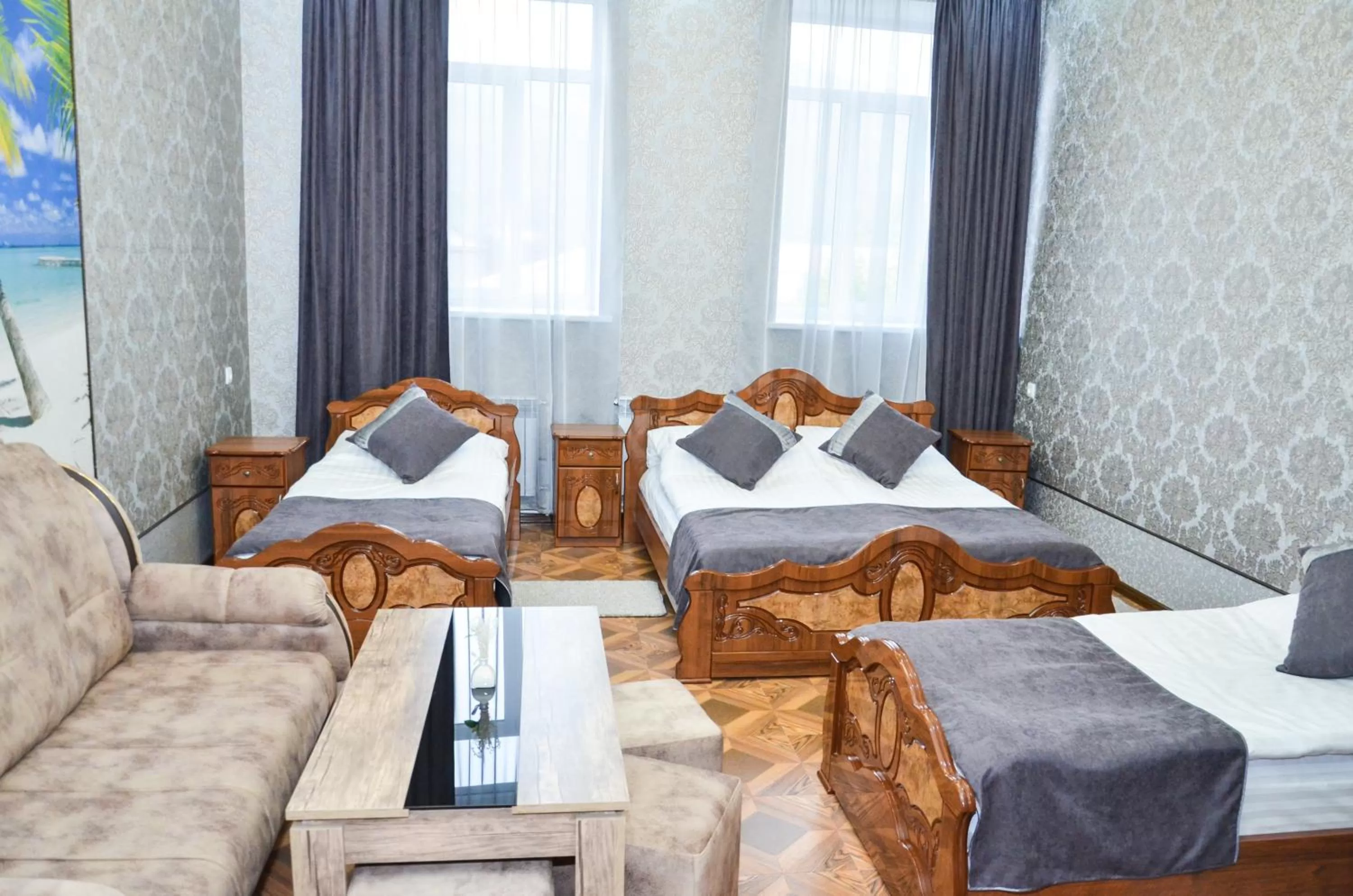 Bed in Zangezur Hotel