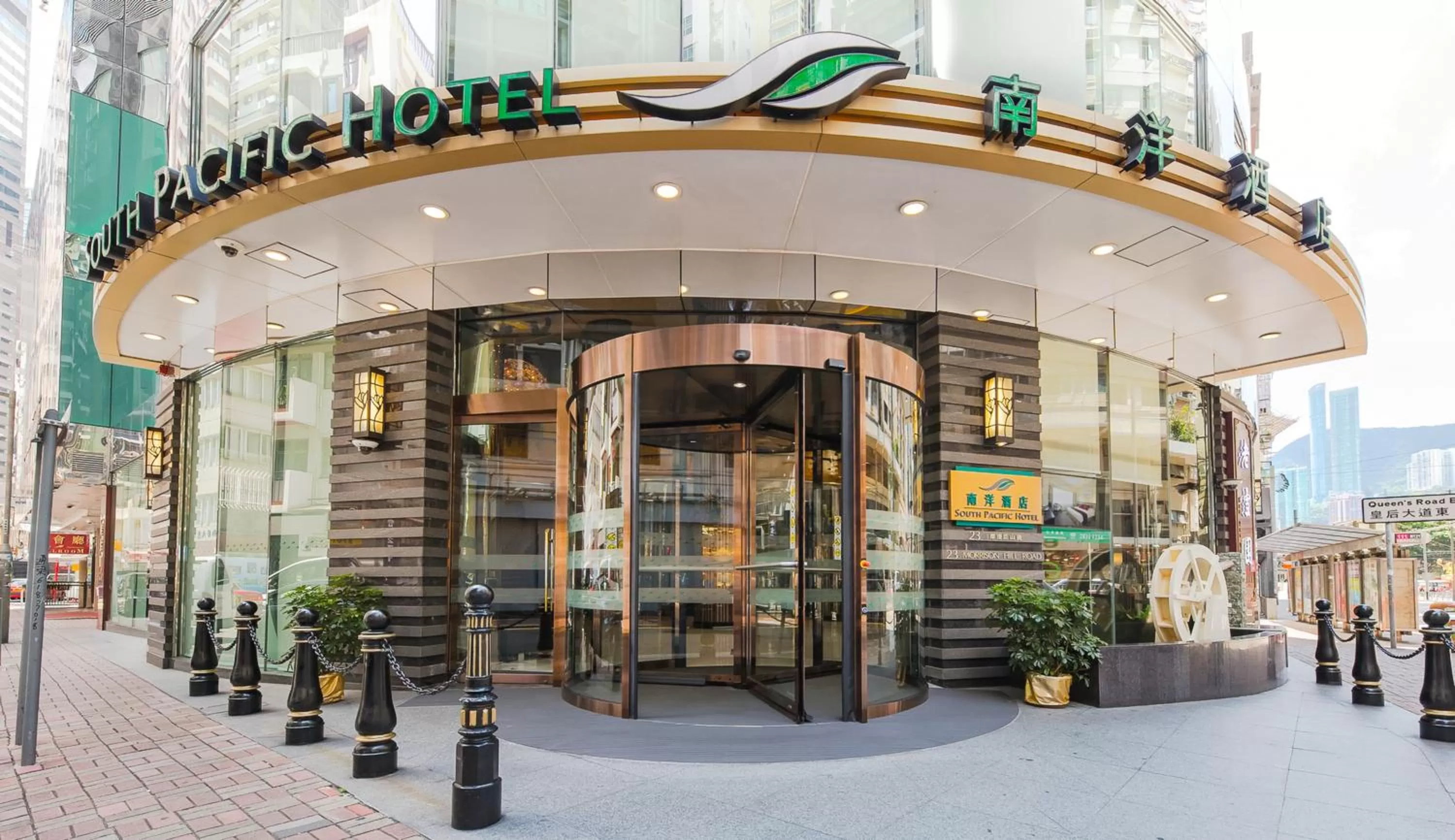 Property building in South Pacific Hotel