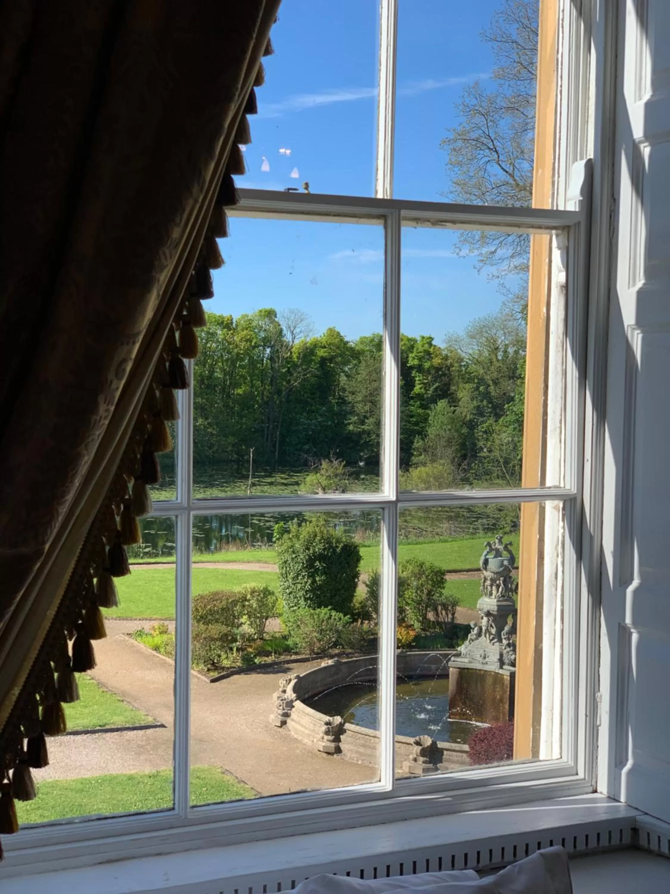 Garden view in Colwick Hall Hotel