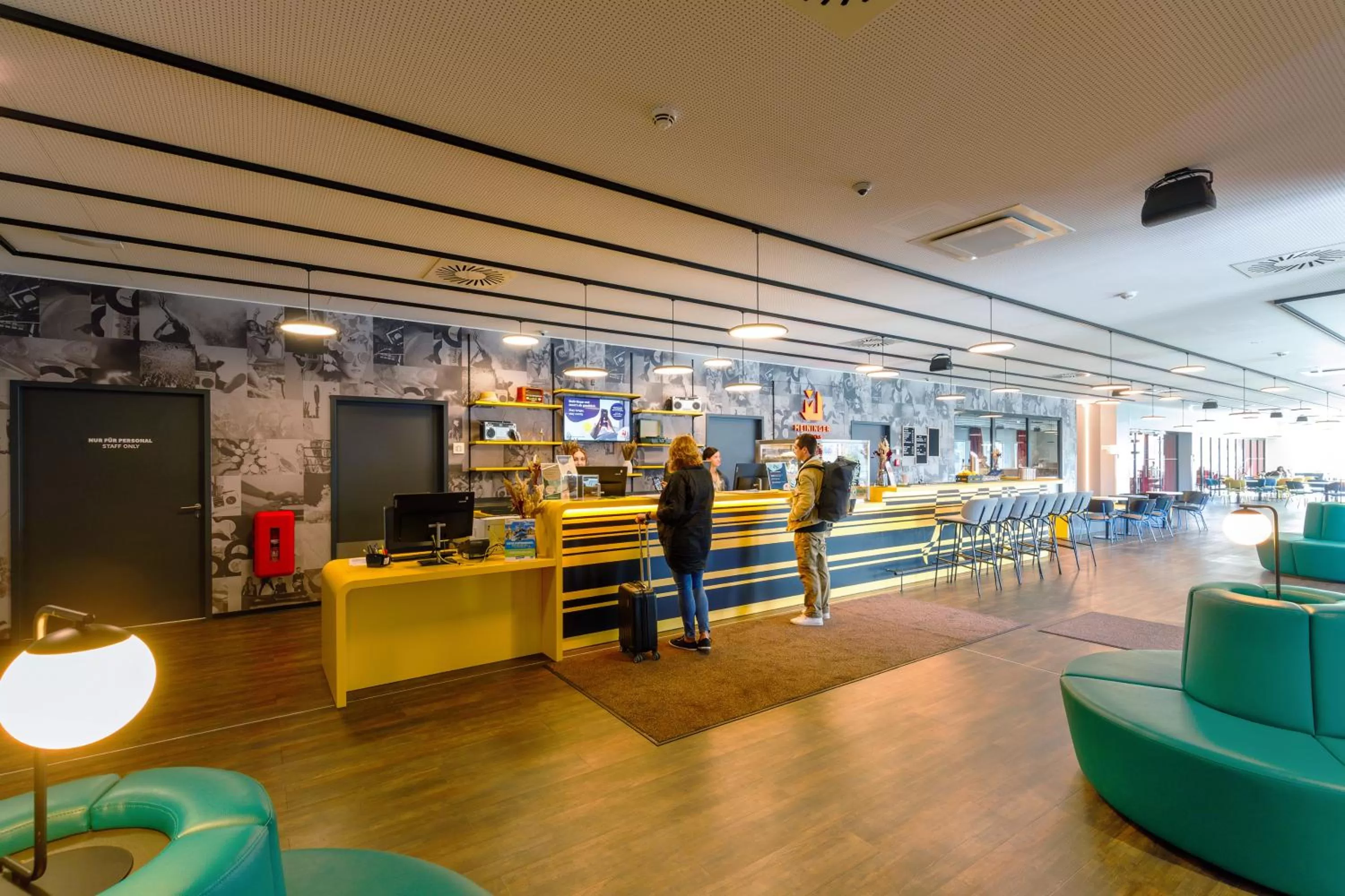 Lobby or reception in MEININGER Hotel Dresden Zentrum