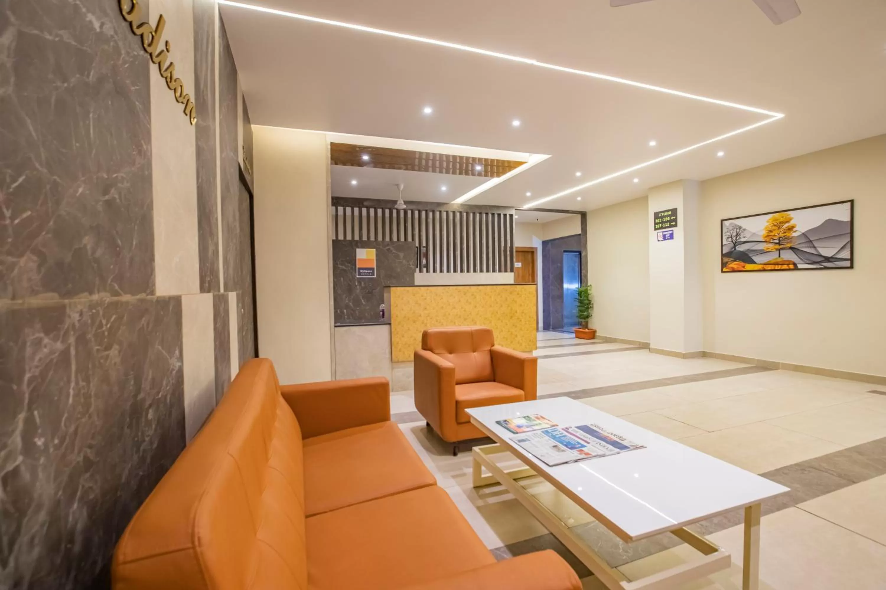 Seating area in MySpace Kadison