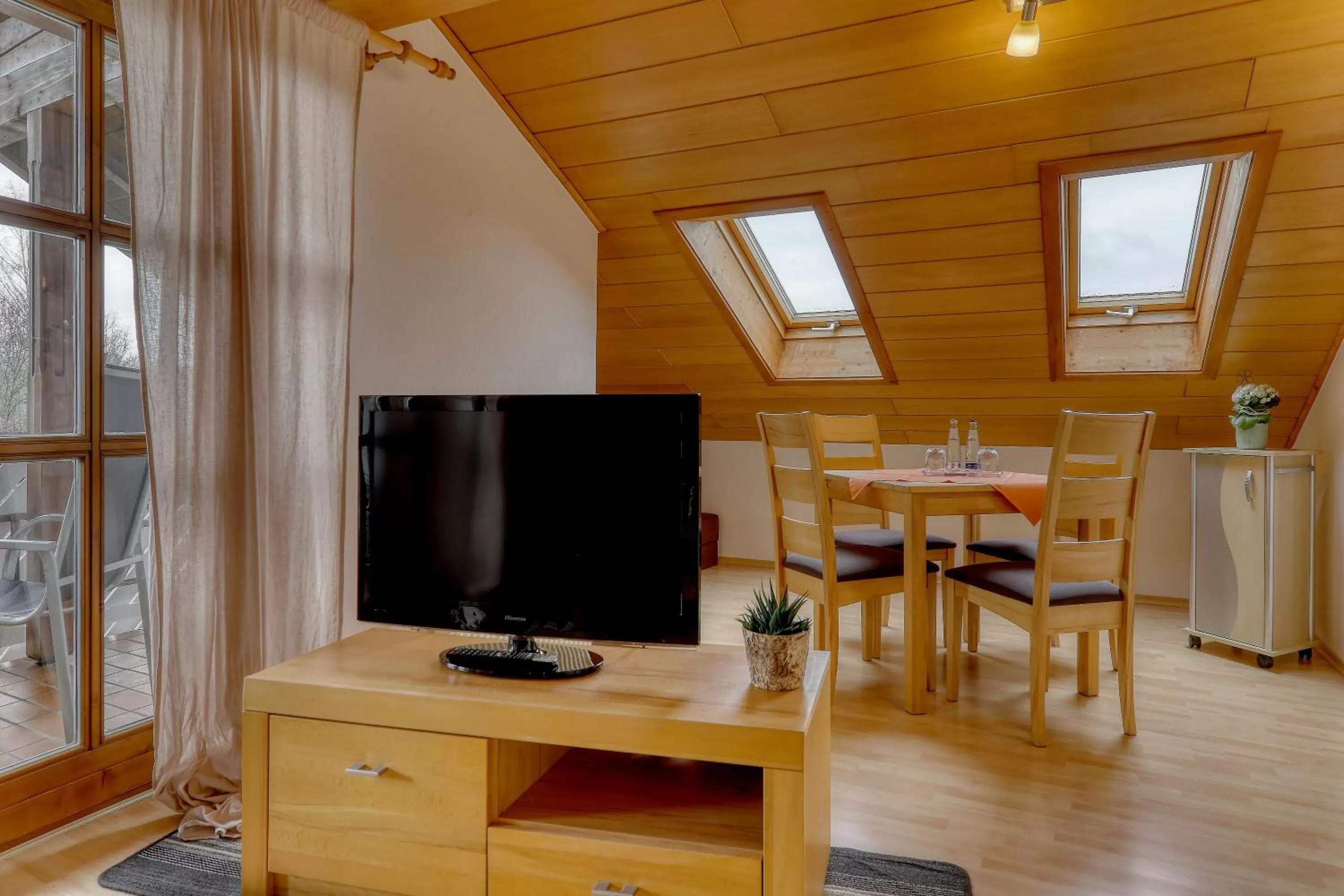 Living room in Hotel "Haus am Berg"