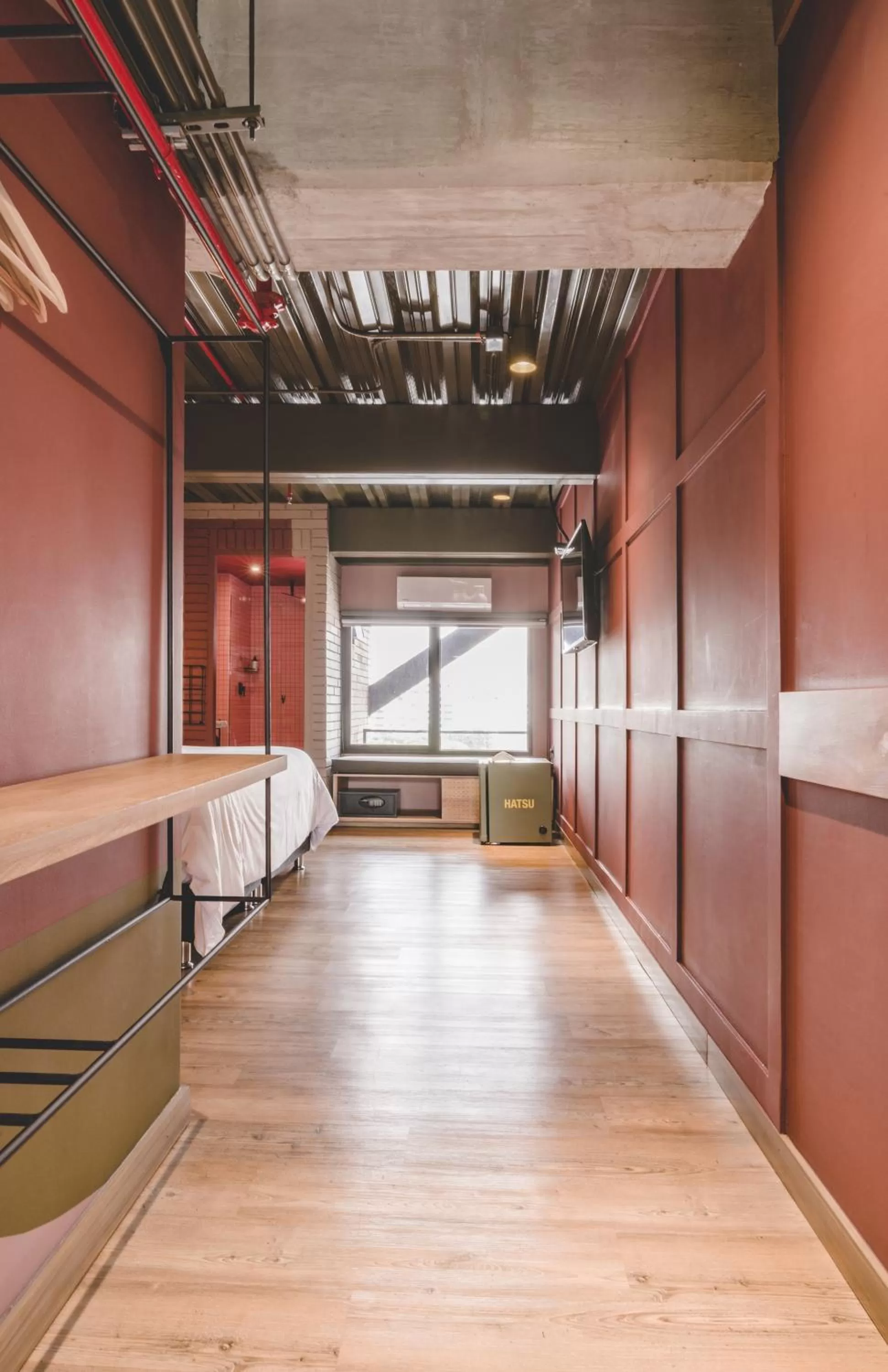 View (from property/room), Bed in The Somos Beats Hotel & Rooftop