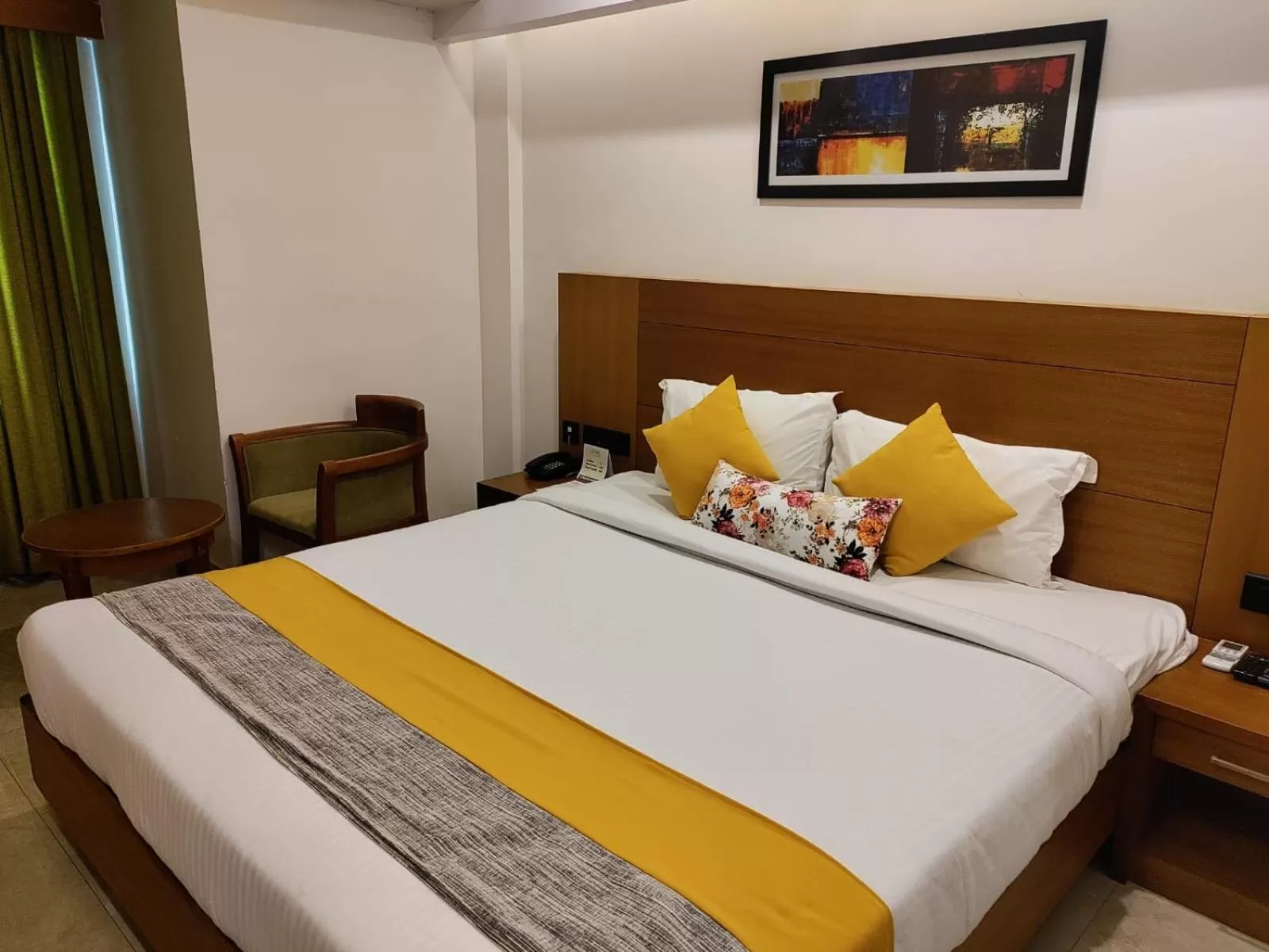 Bed in Hotel Park Residency