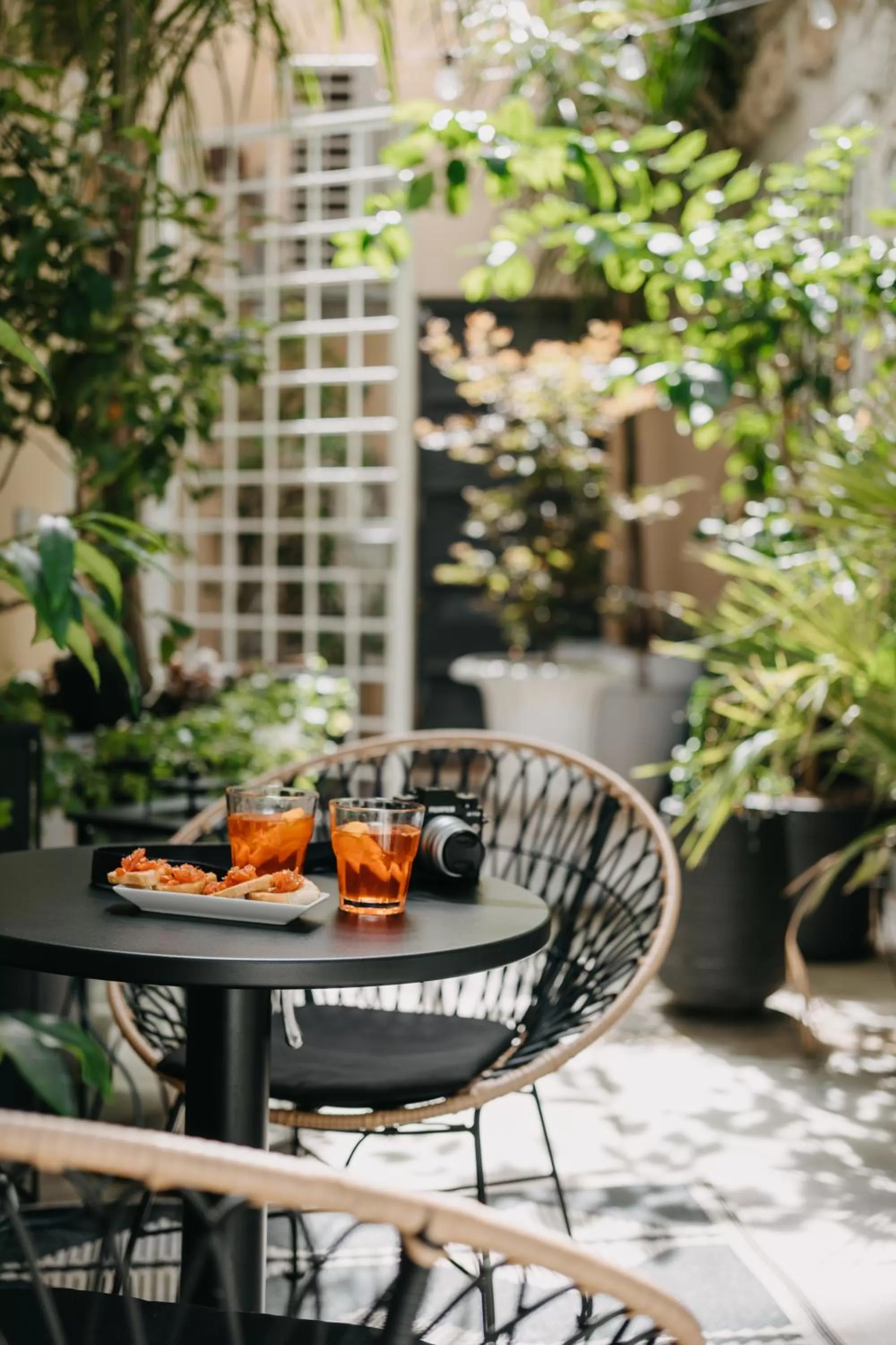 Patio in Palazzo Natoli Boutique Hotel