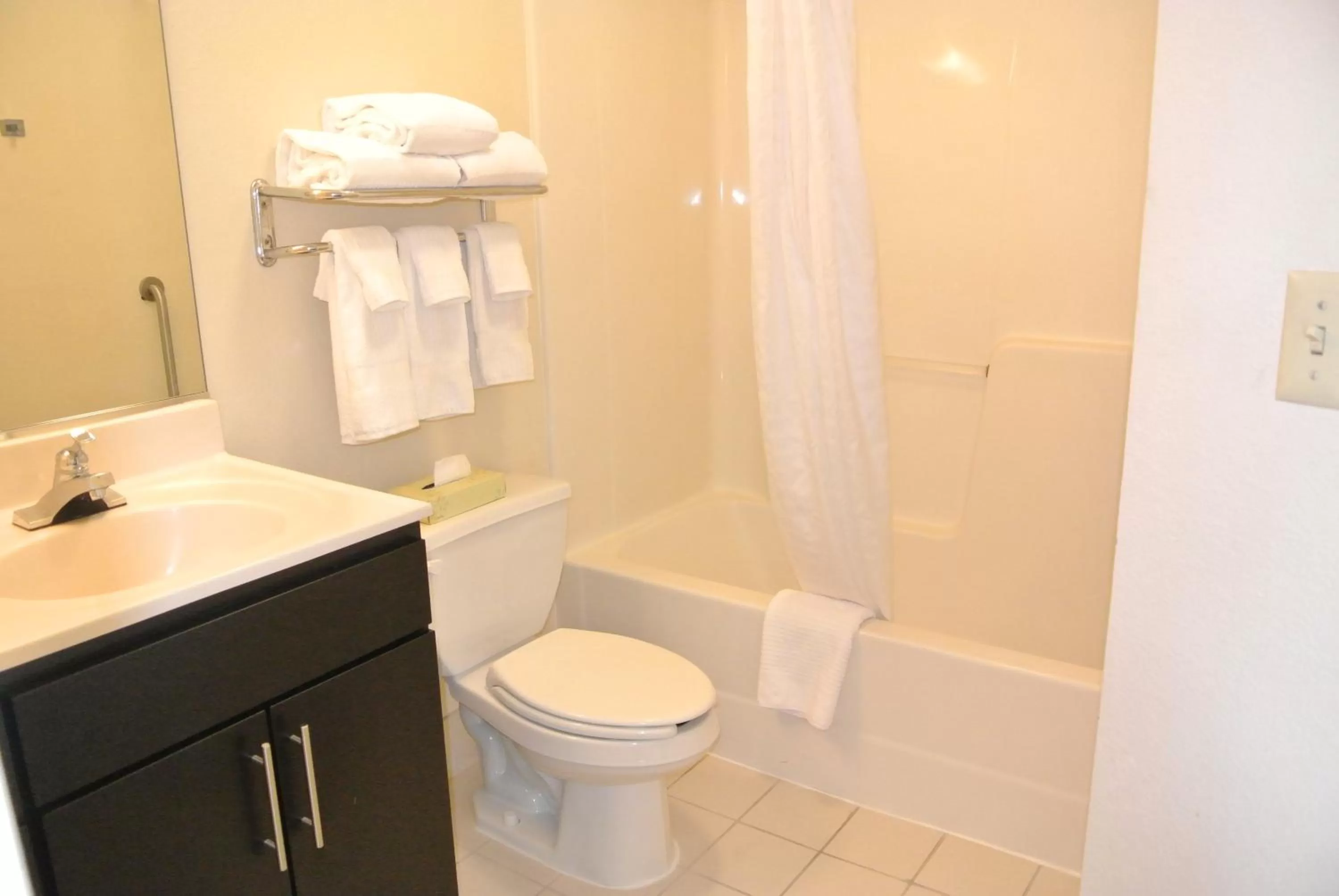 Bathroom in Candlewood Suites Washington-Fairfax by IHG
