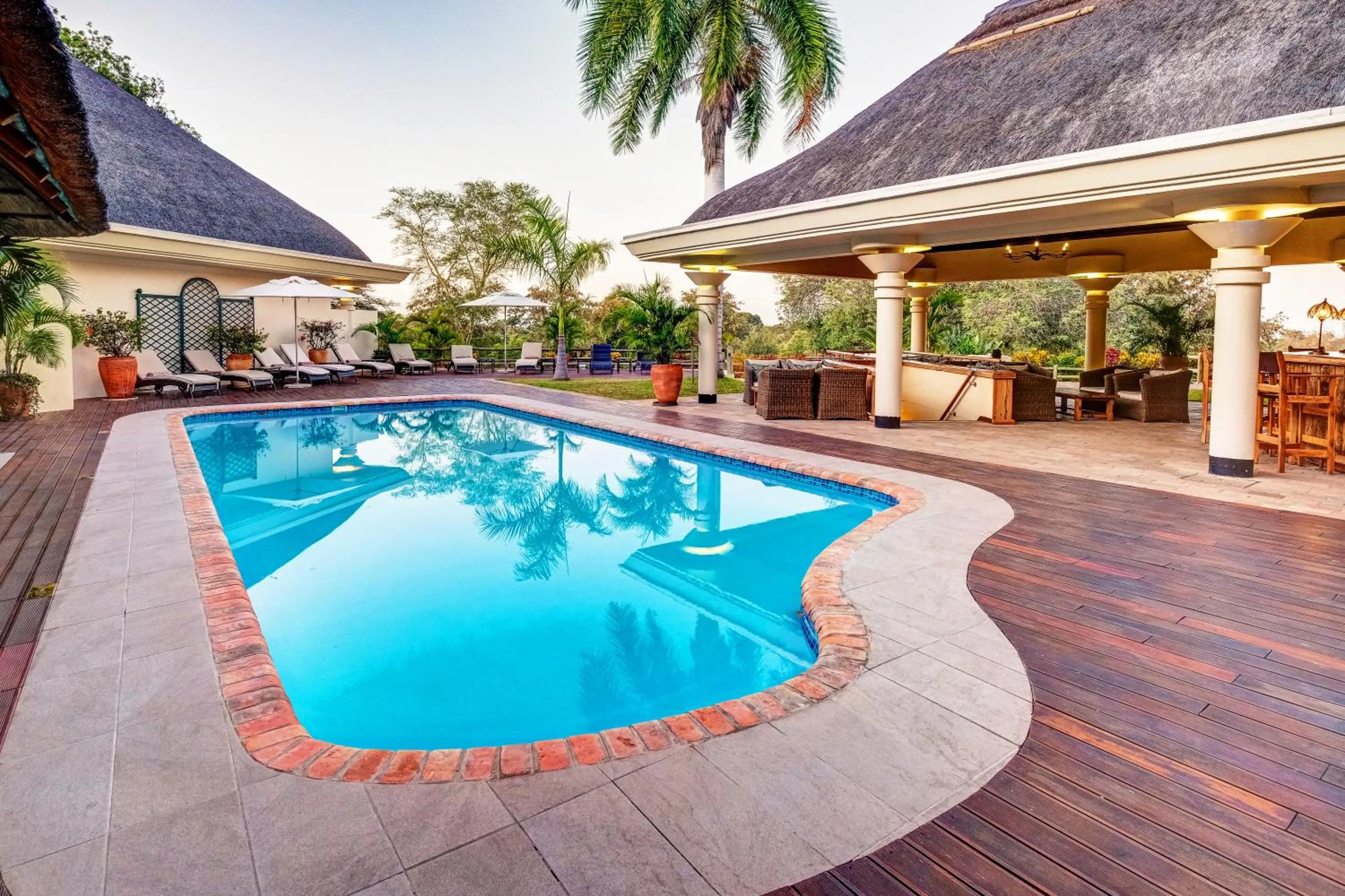 Swimming pool in Ilala Lodge Hotel