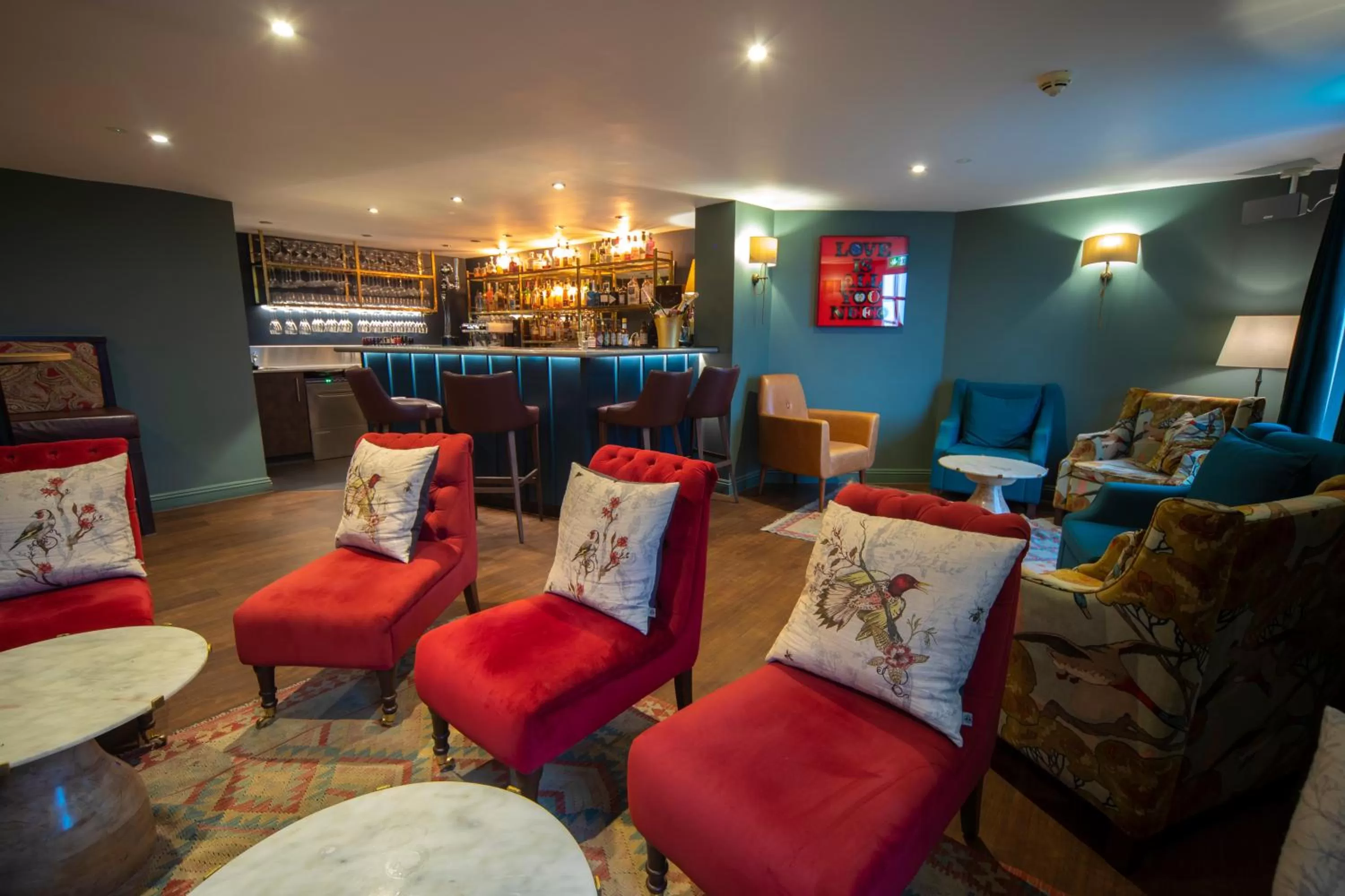 Lounge or bar in Cottage In The Wood