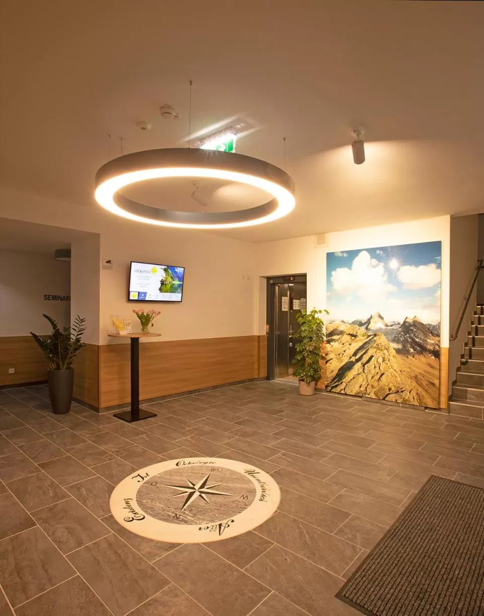 Lobby or reception in OEKOTEL Hohenems