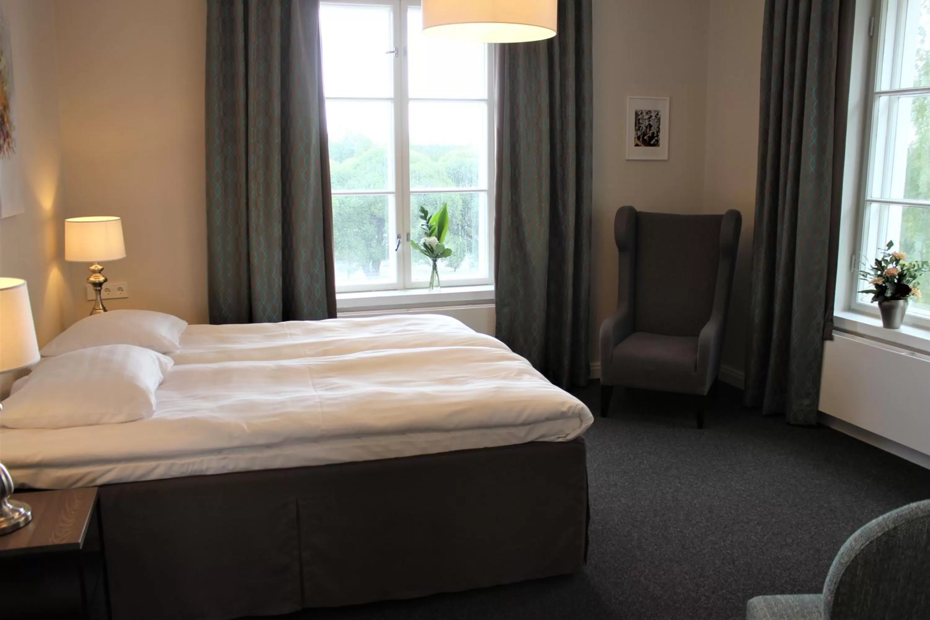 Bed in Hotelli Kartanon Meijeri