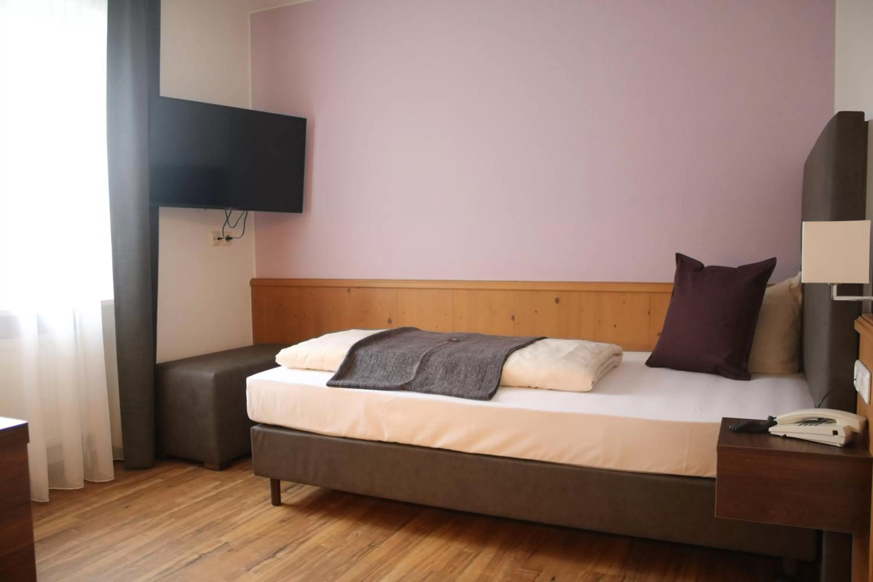 Decorative detail, Bed in Boutique Hotel Beckenlehner