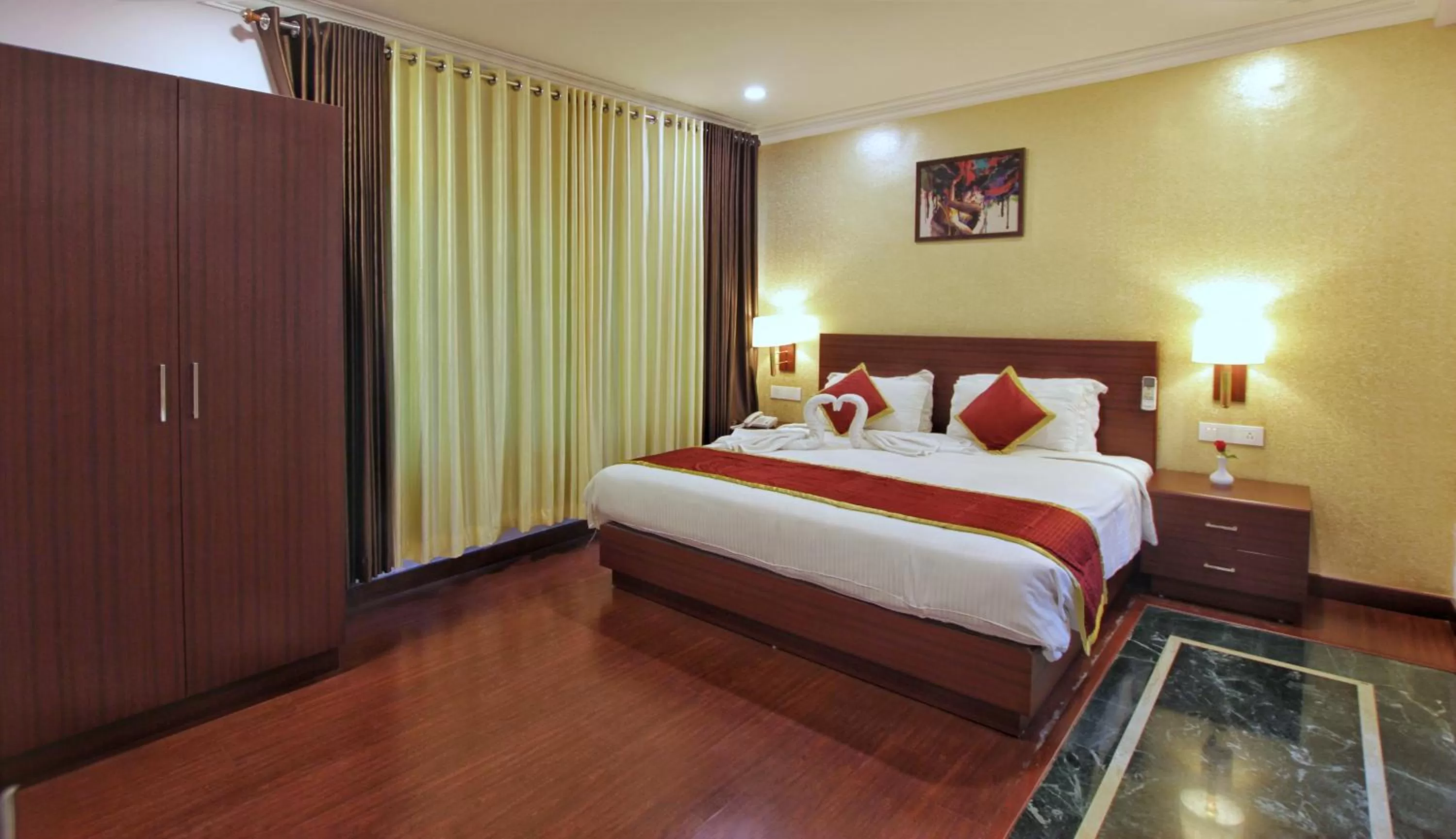 Bedroom, Bed in Seashore Residency