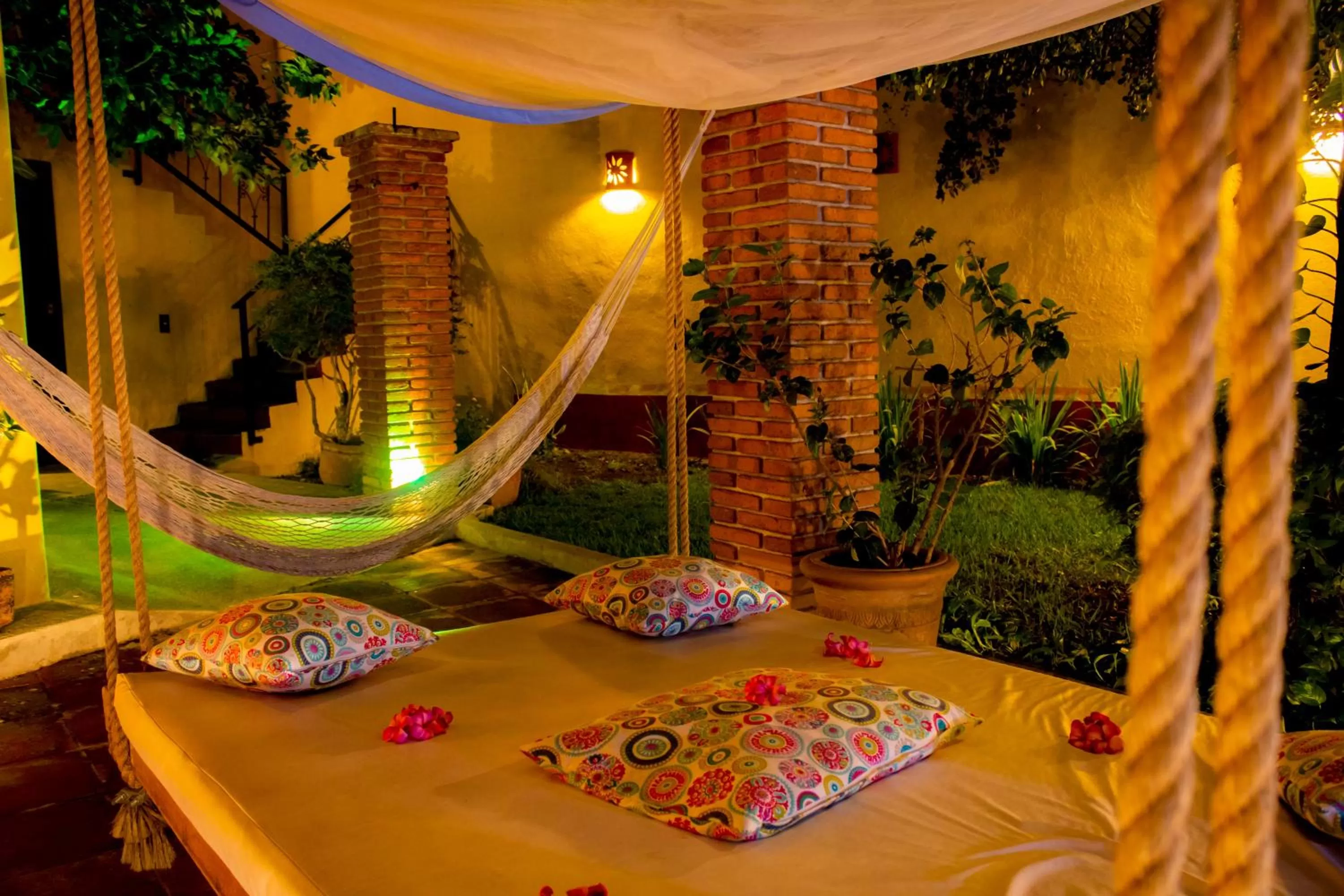 Bed in Hotel Casa Alvarada