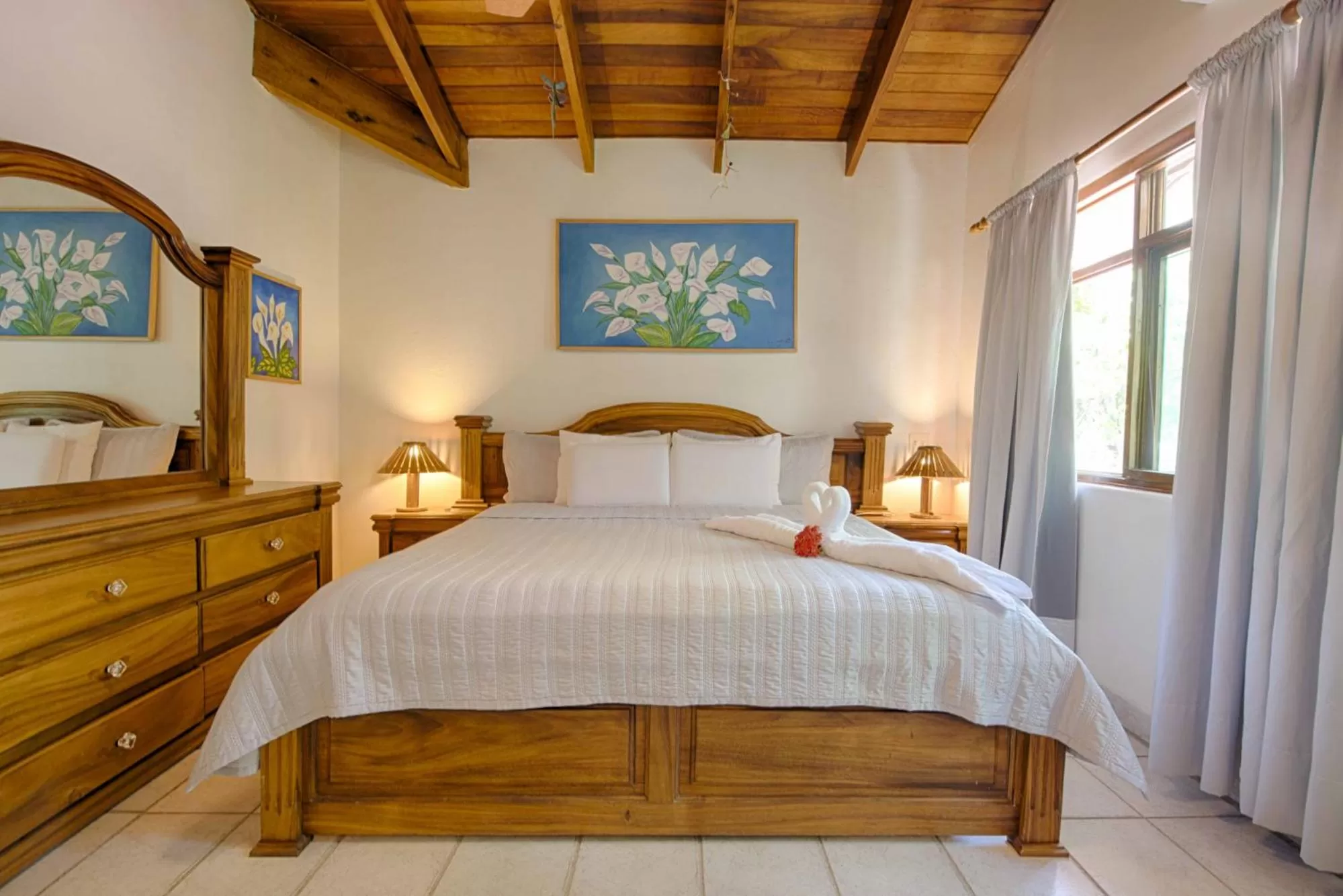 Bed in Casa Sueca Hotel - At the Beach