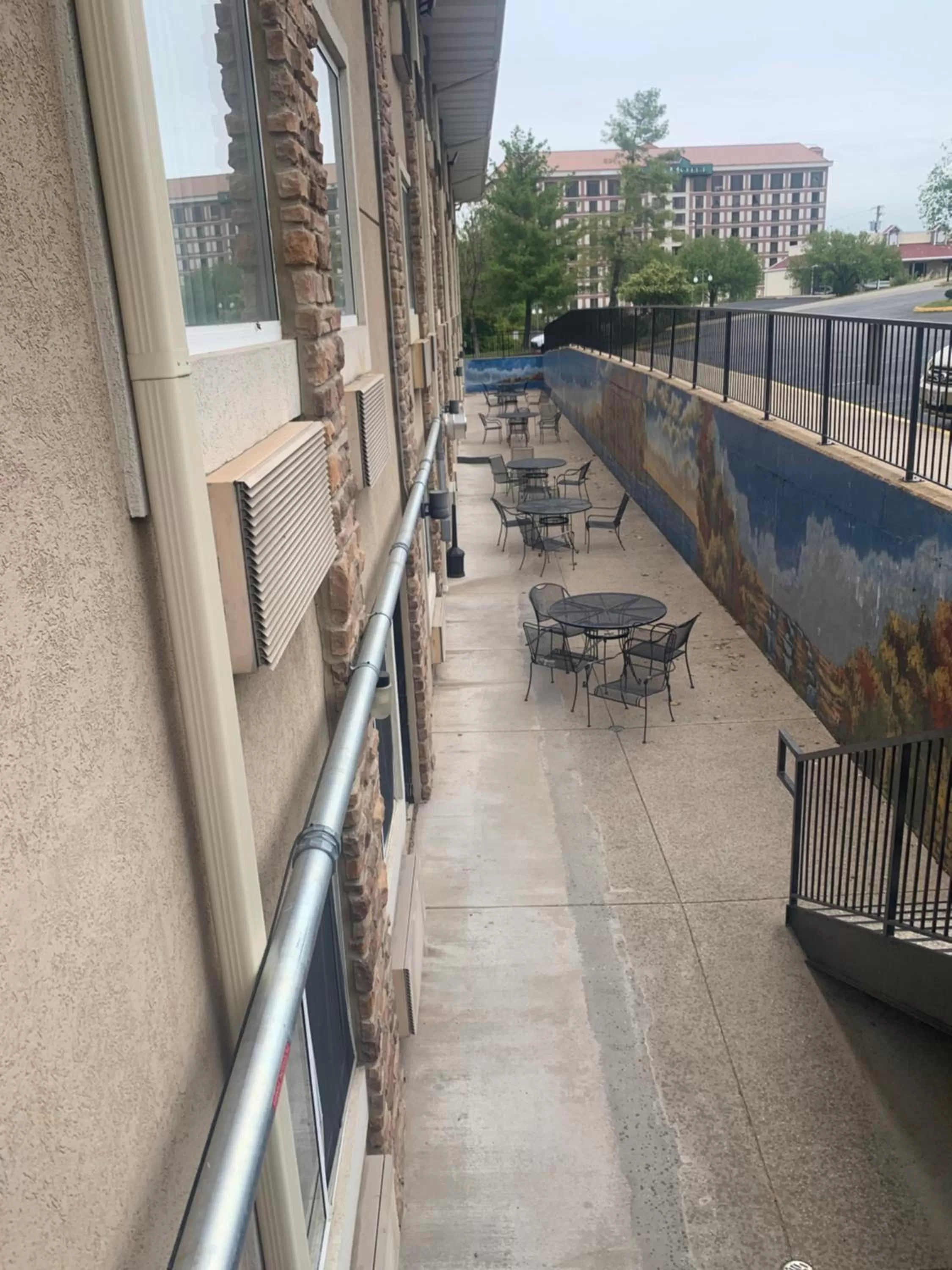 Balcony/Terrace in The Boardwalk Inn