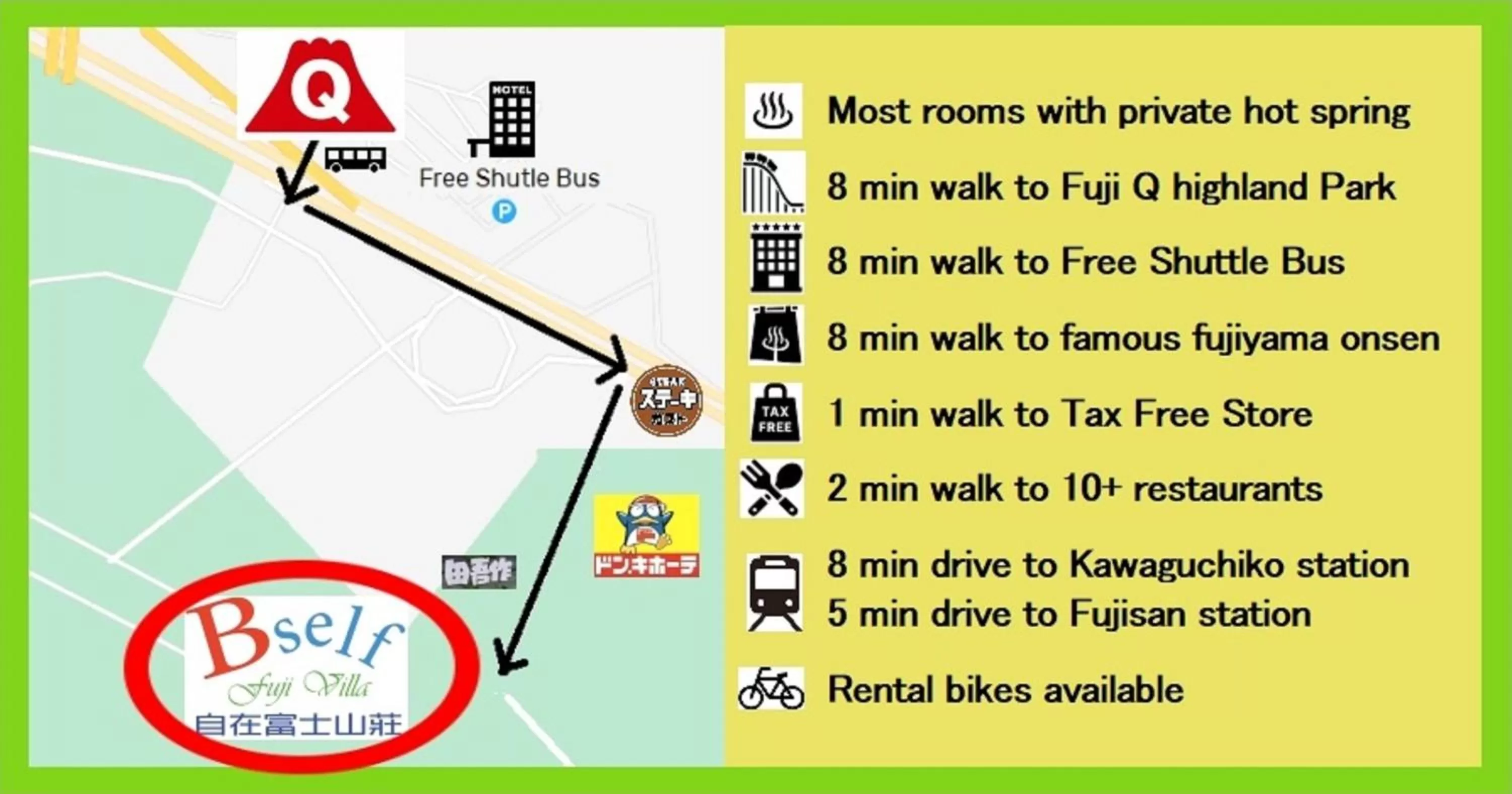 Property logo or sign, Bird's-eye View in Bself Fuji Onsen Villa