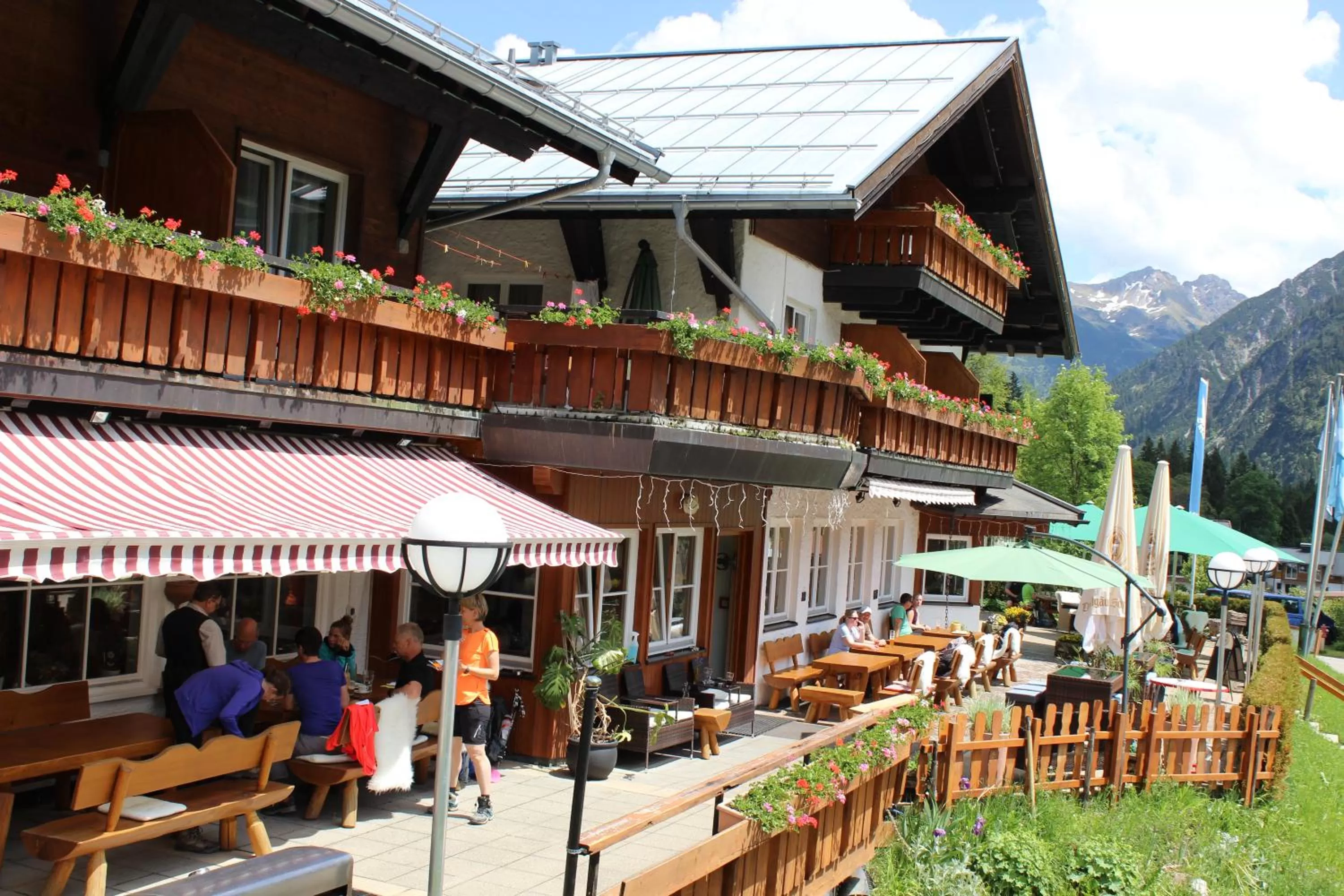 Buffet breakfast in Alpenhotel Widderstein