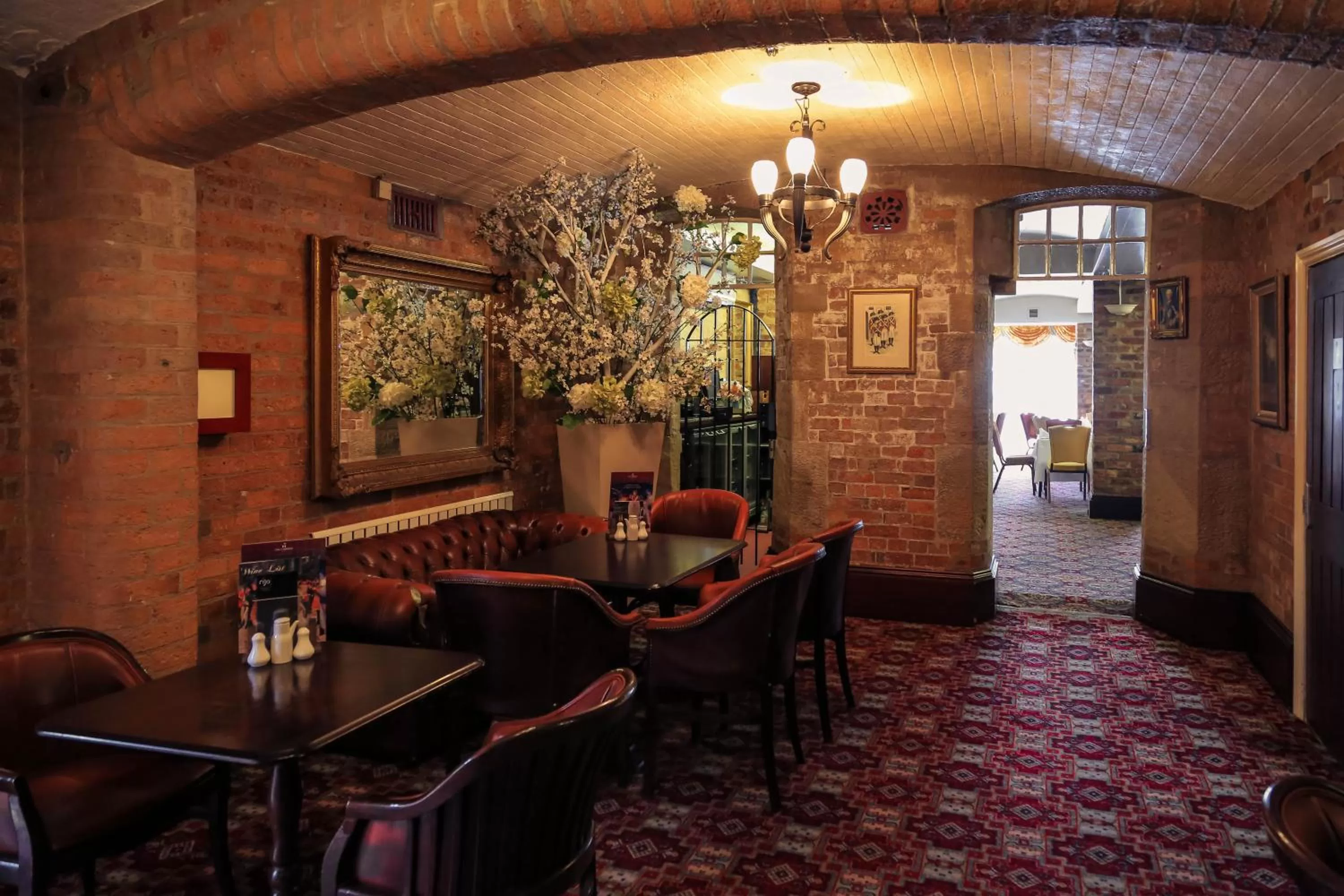 Seating area in Garrison Hotel
