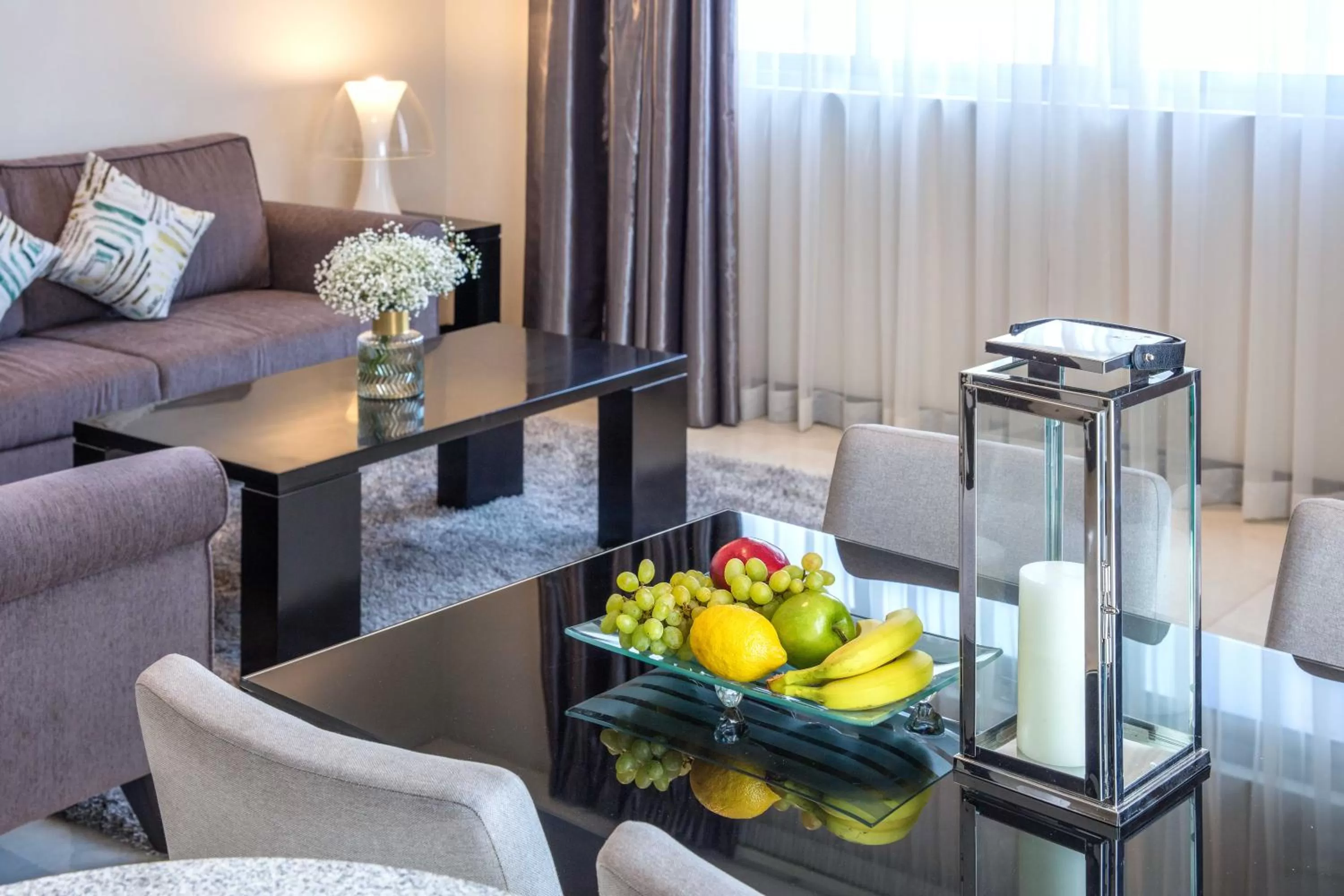 Kitchen or kitchenette in Loumage S Suites and Spa