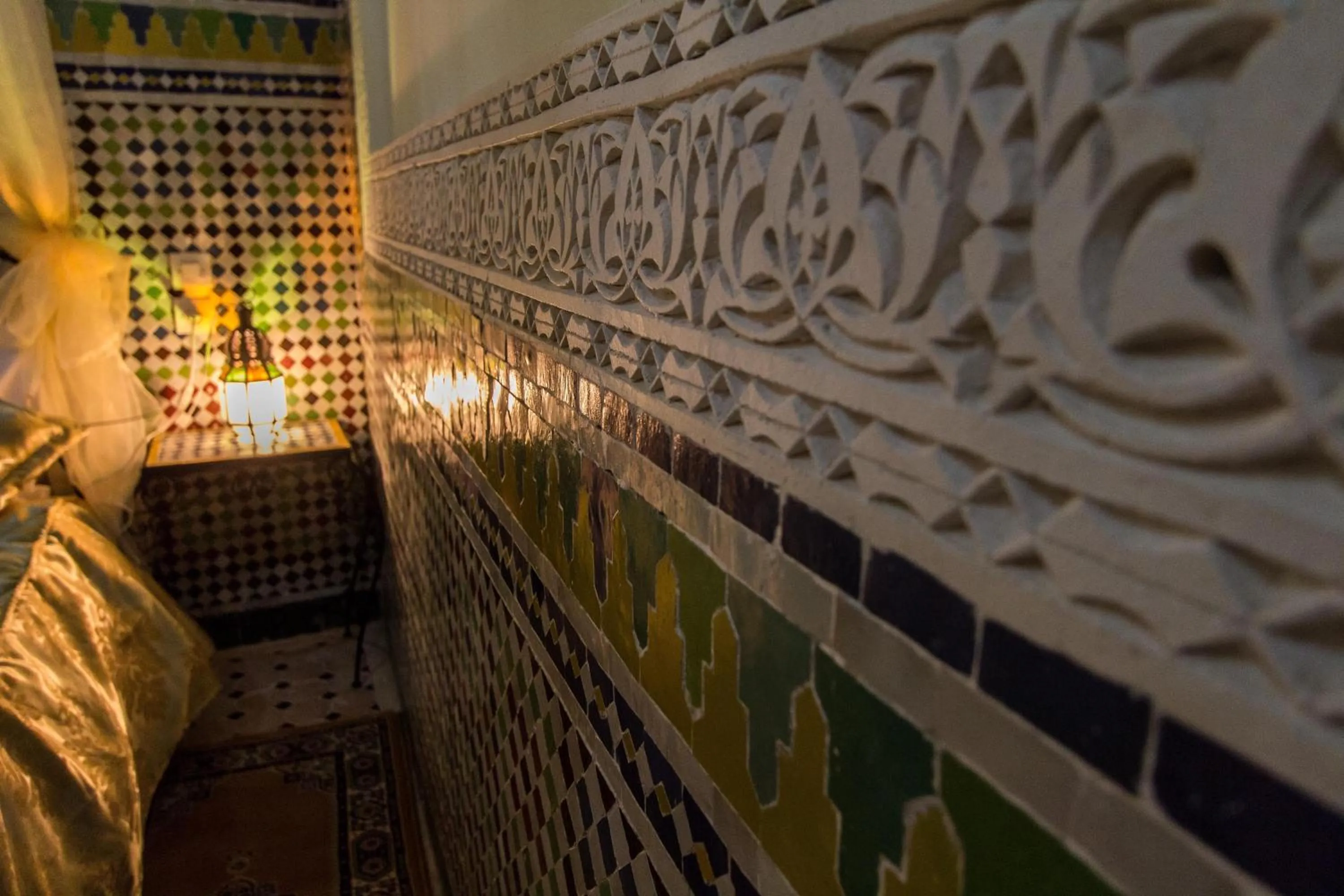 Decorative detail in Riad Taryana