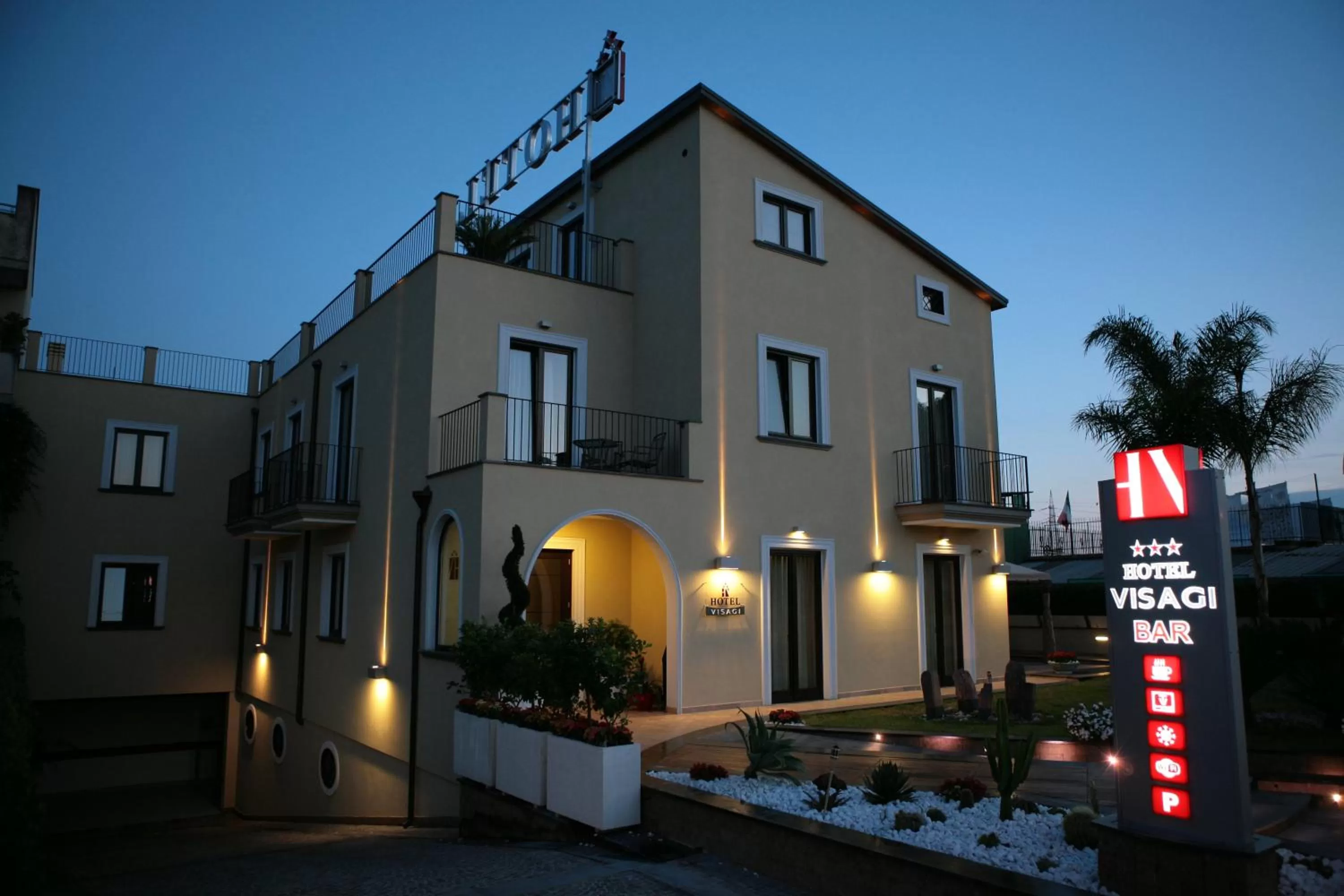 Facade/entrance in Hotel Visagi