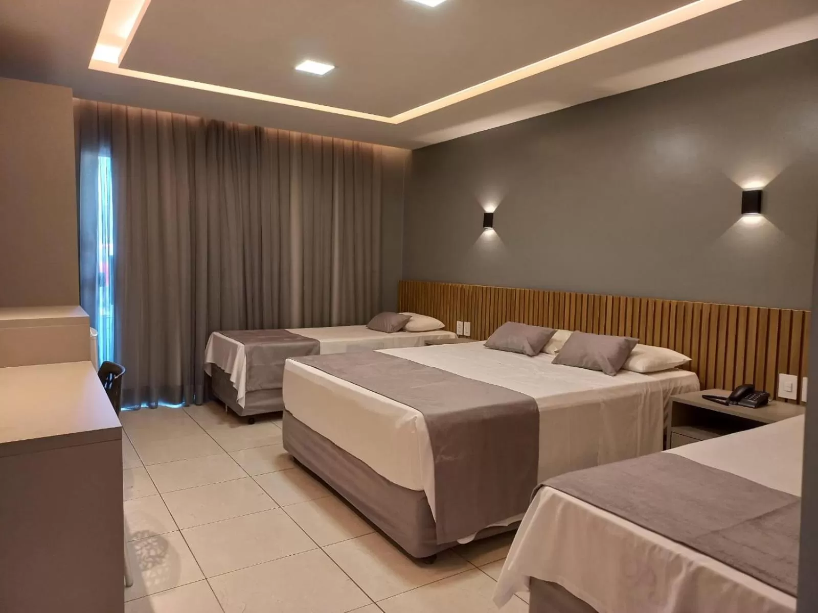 Bed in Hotel Adventure São Luís