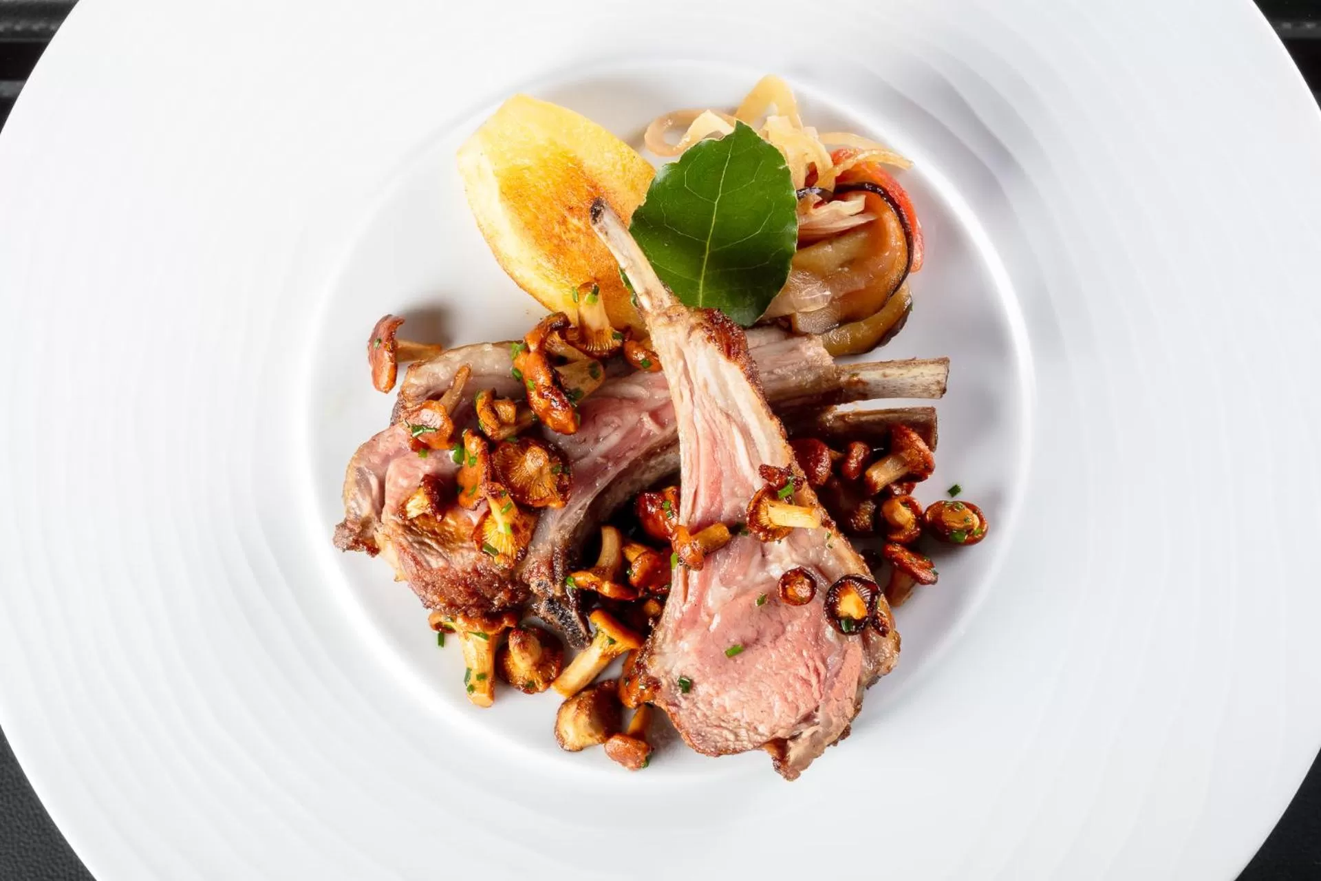 Food close-up in Le Pré du Moulin - Maison Alonso - Hôtel & Restaurant