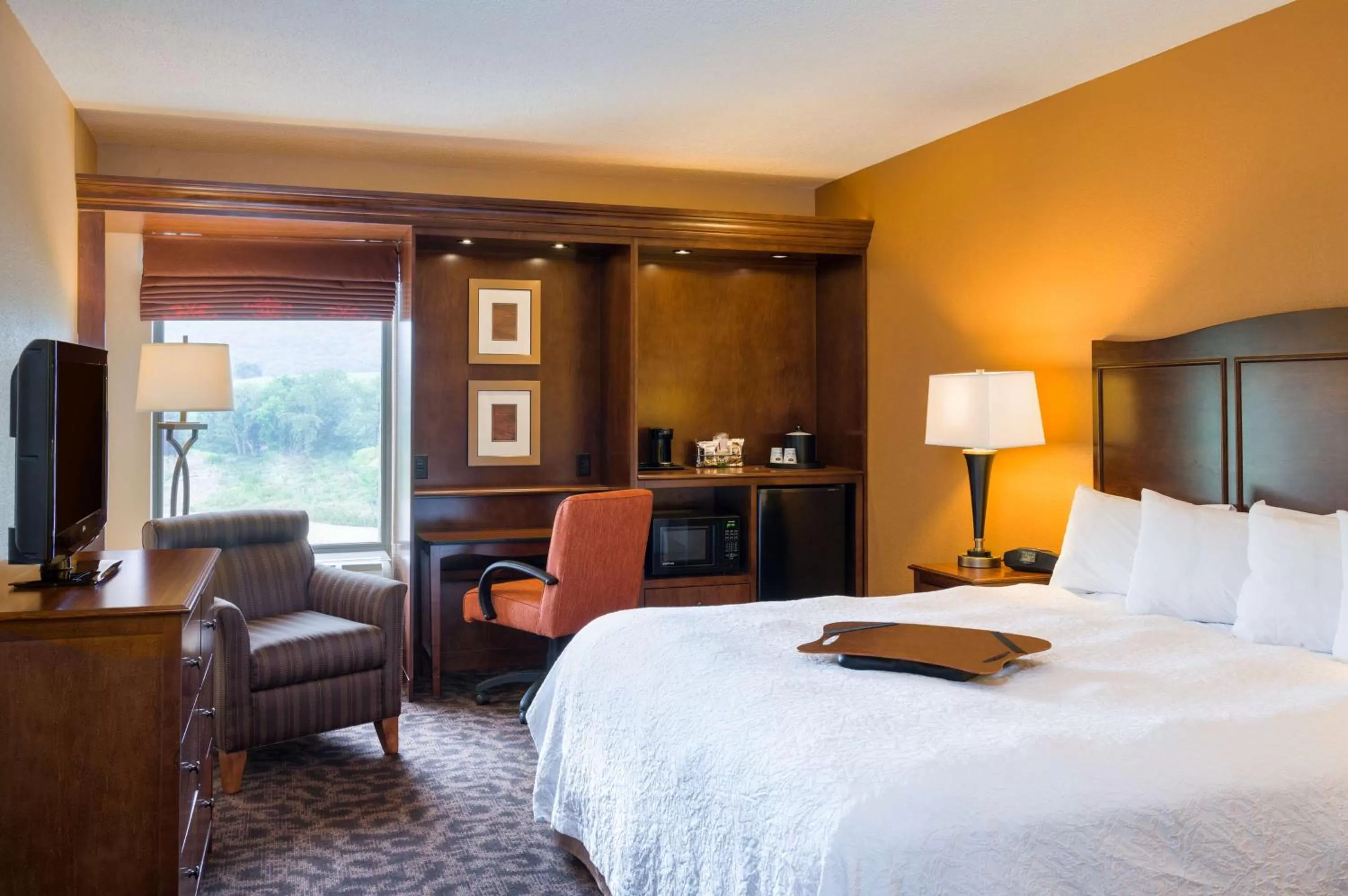 Bedroom, Bed in Hampton Inn Danville