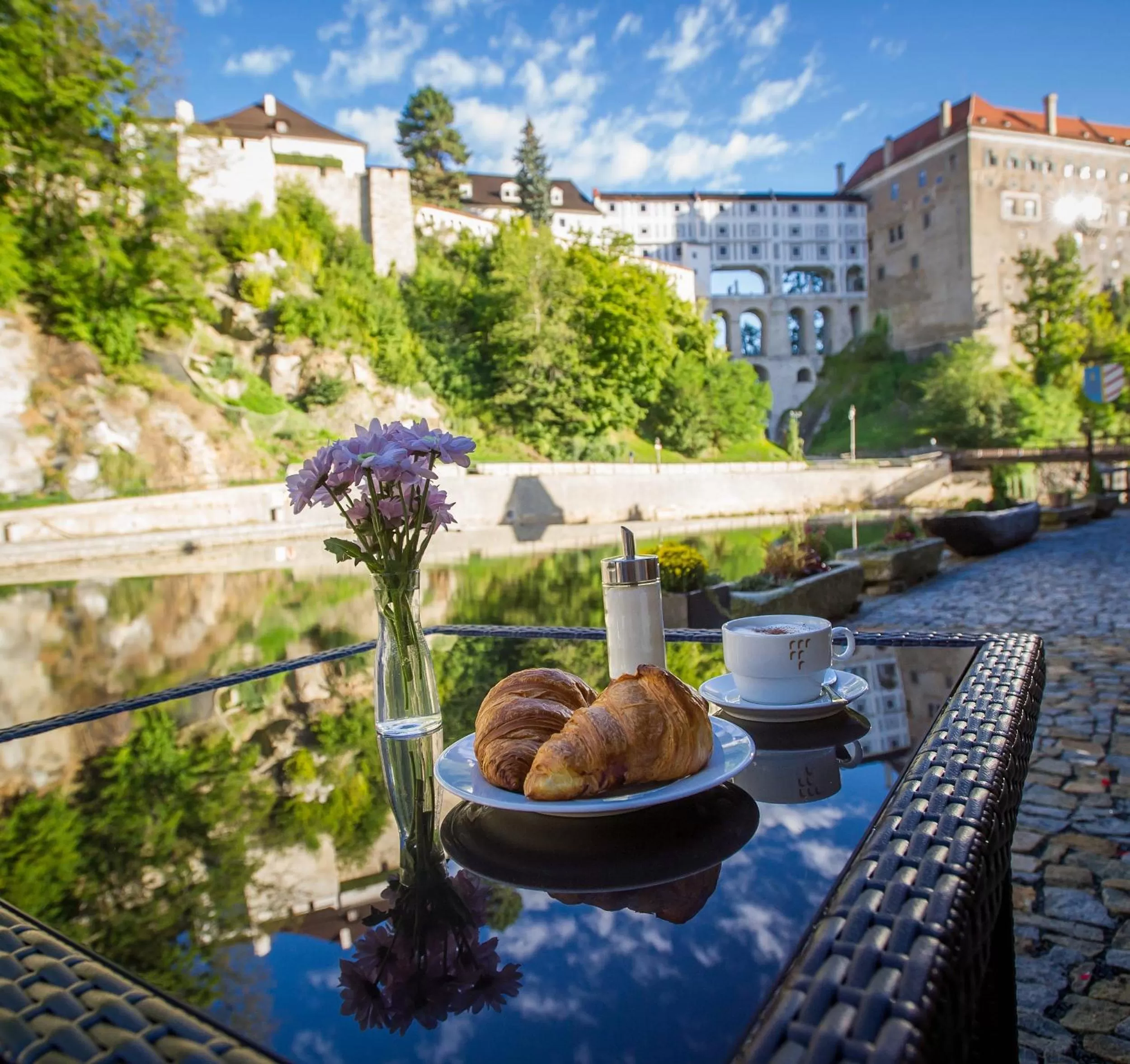 Balcony/Terrace in Garni hotel Castle Bridge