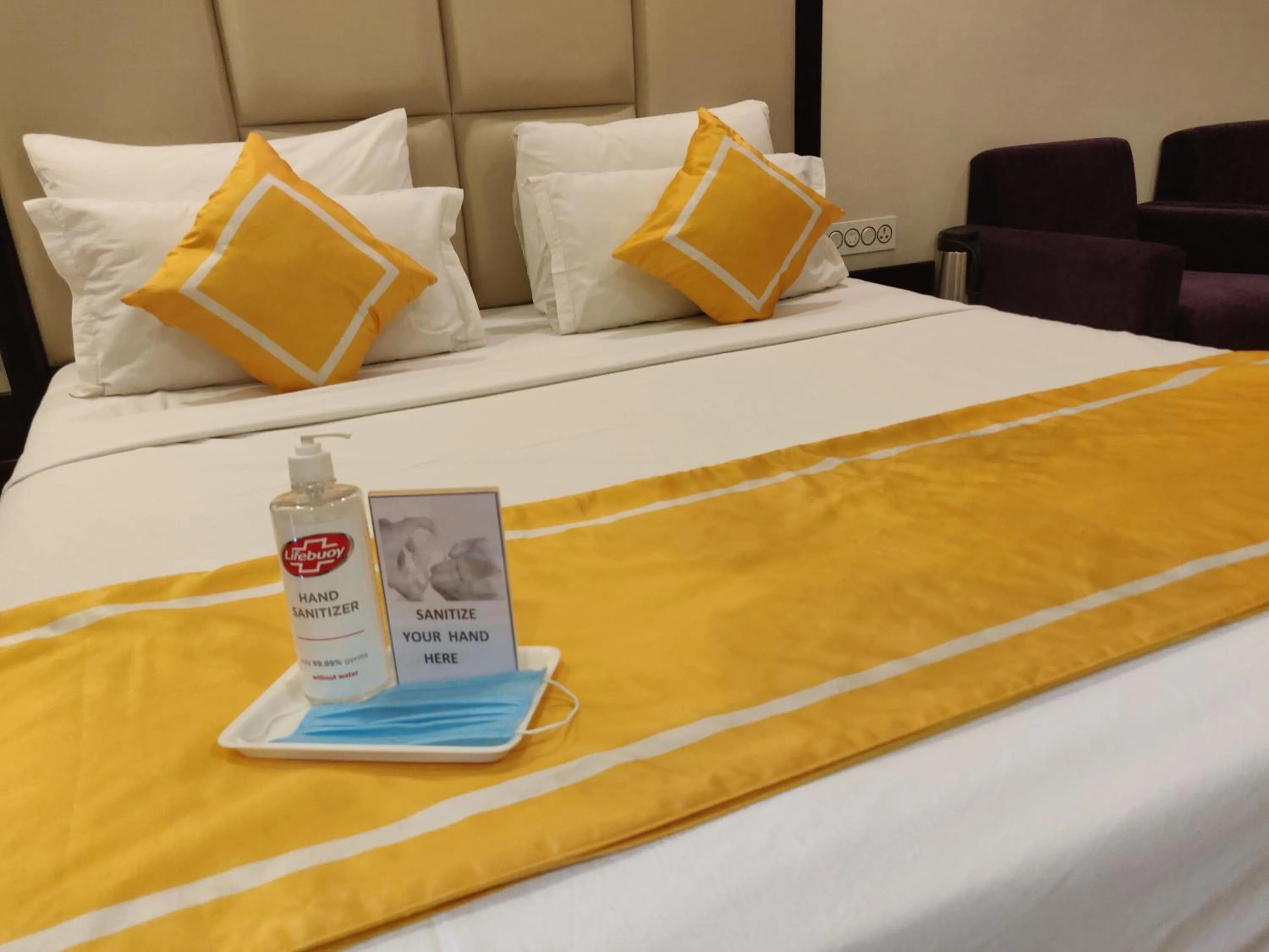 Bed in Chandra Imperial