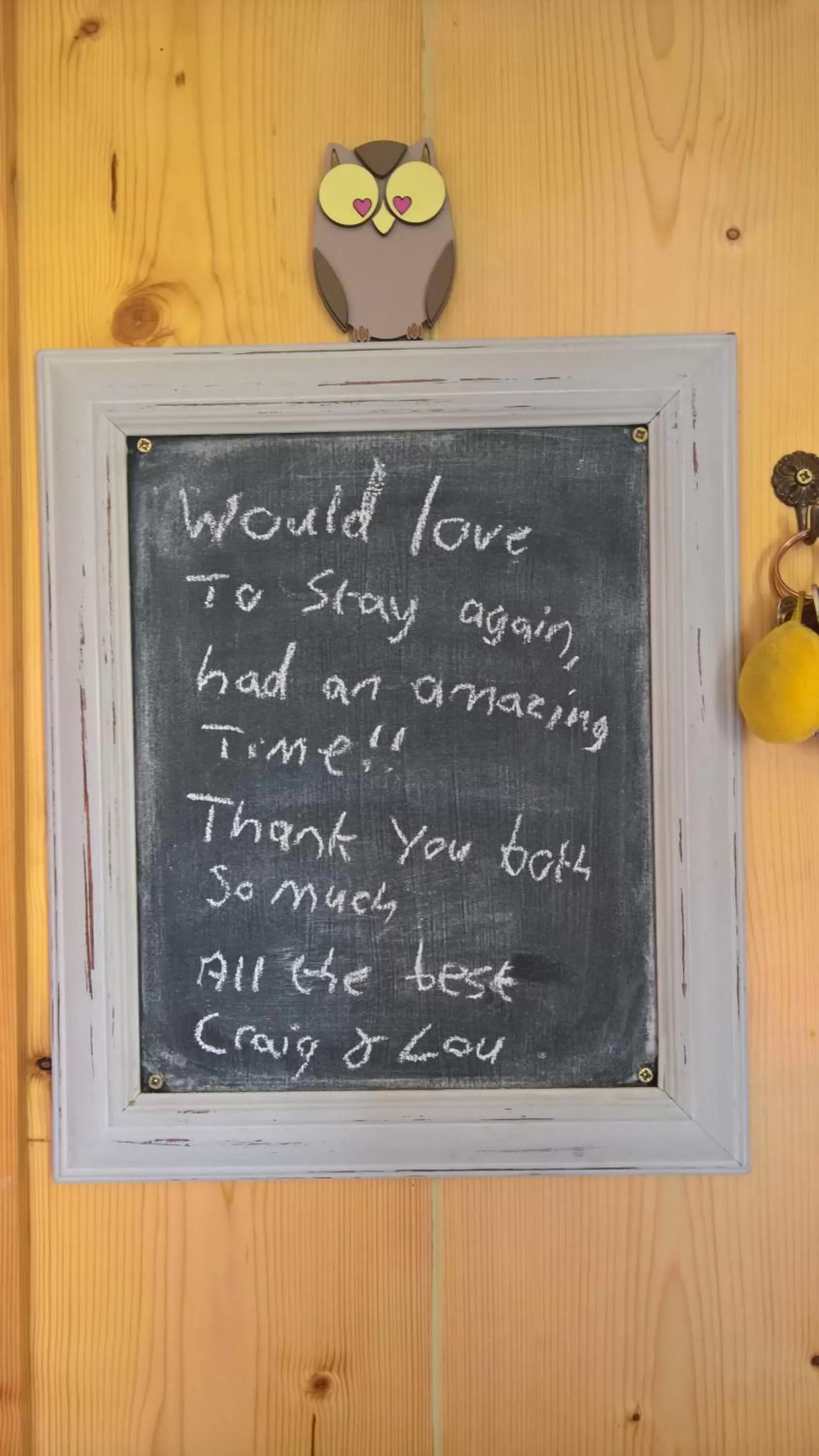 Decorative detail in Owly 'Ouse