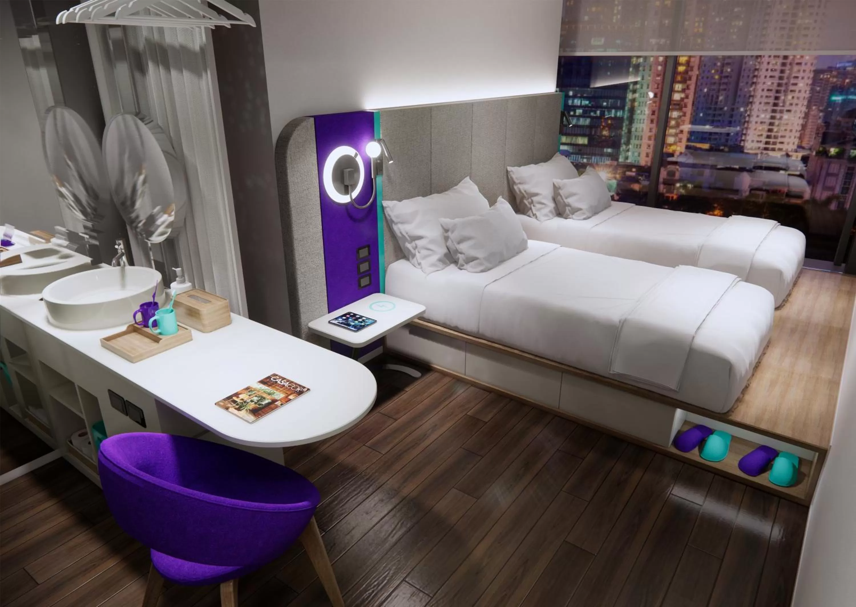 Bed in SOJO Hotel Nam Dinh