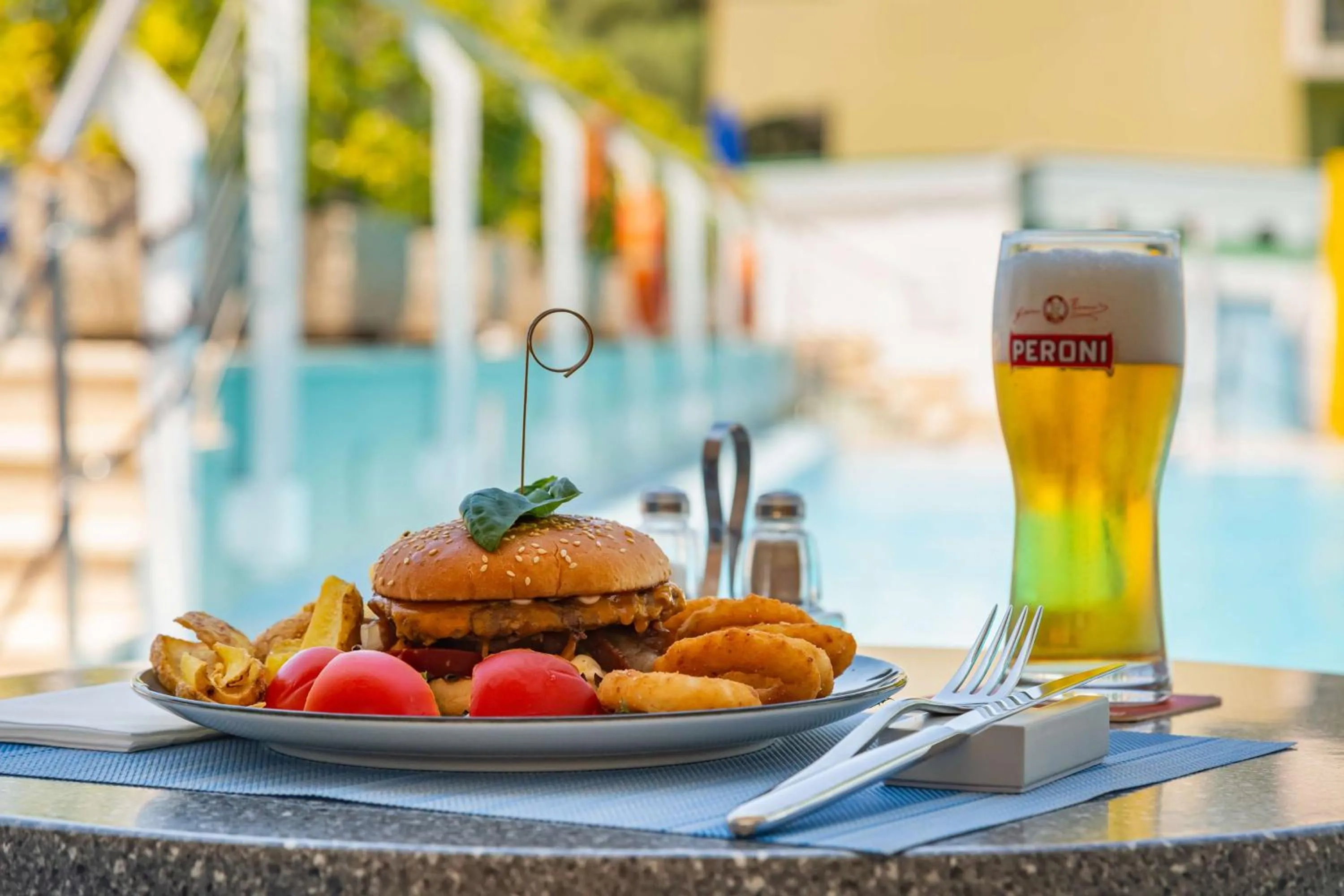Pool view in Best Western Hotel La Solara