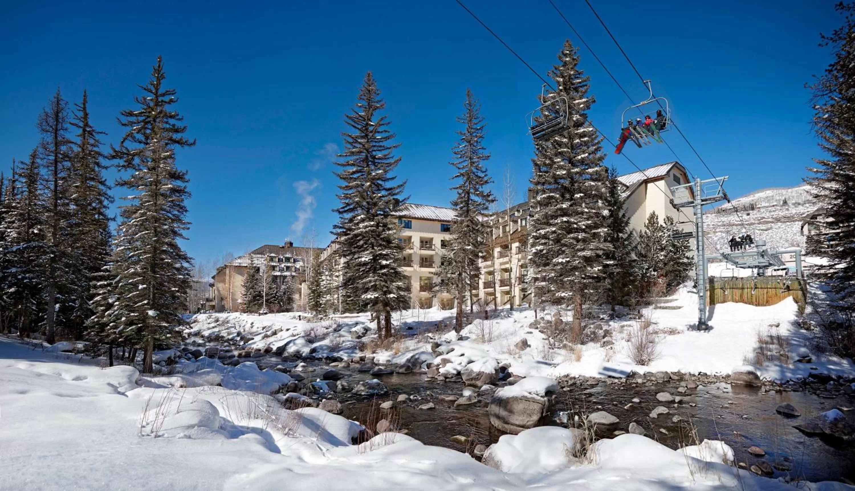 Property building in Vail Residences at Cascade Village, a Destination by Hyatt Residence