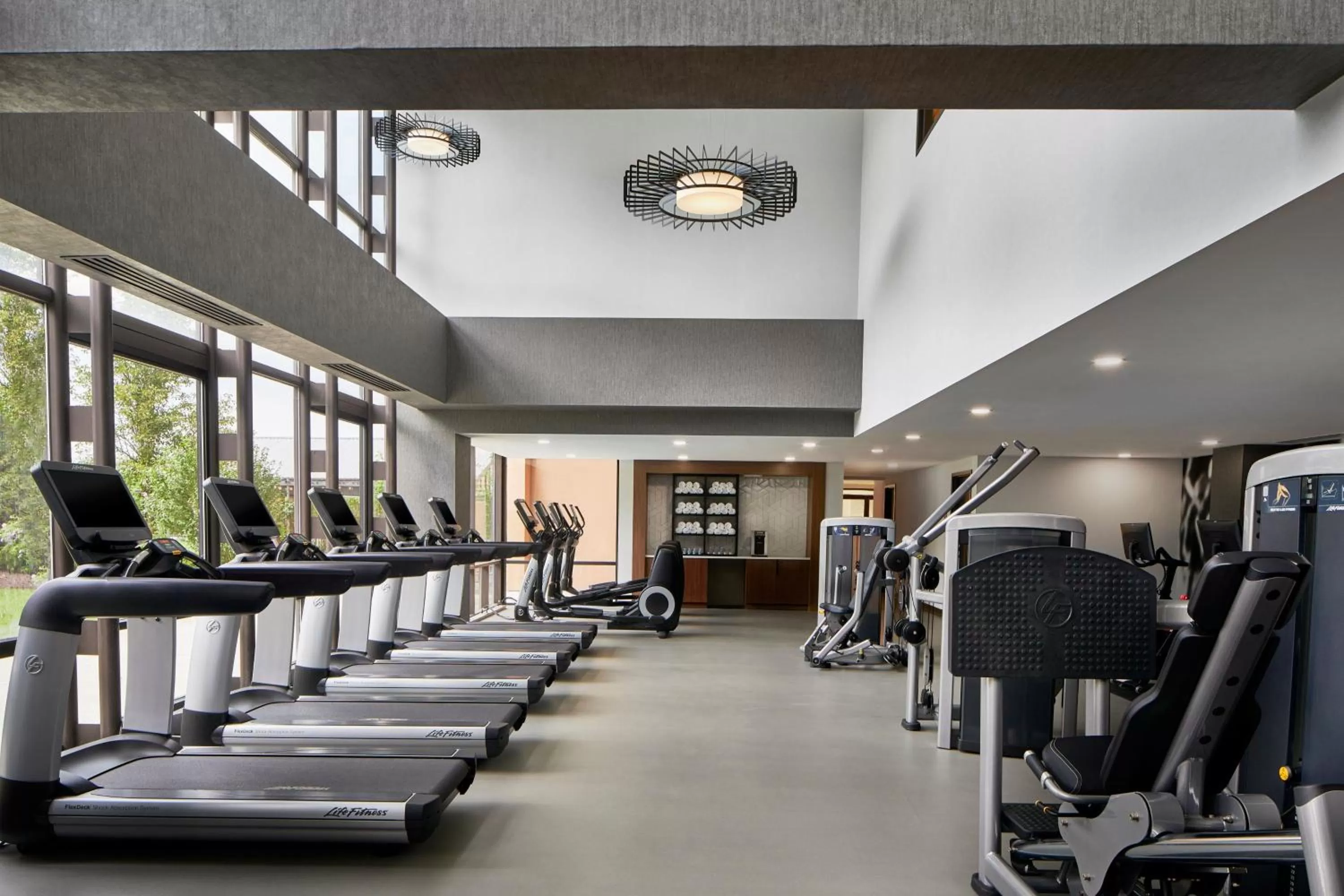 Fitness centre/facilities in Ann Arbor Marriott Ypsilanti at Eagle Crest