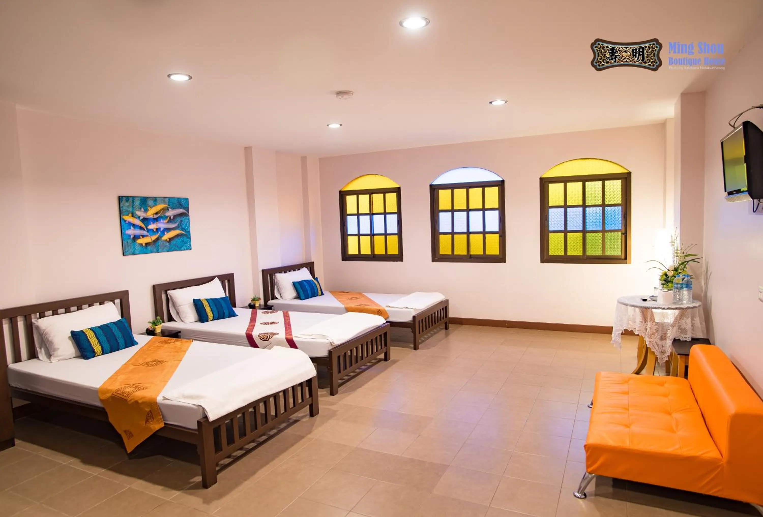 Bed in Ming Shou Boutique House