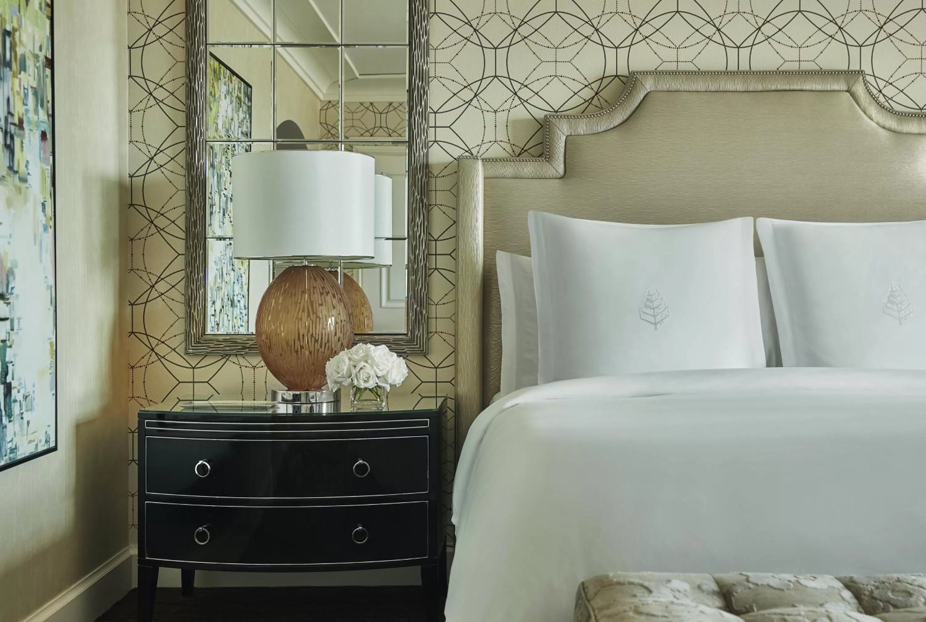 Bed in Four Seasons Hotel Las Vegas