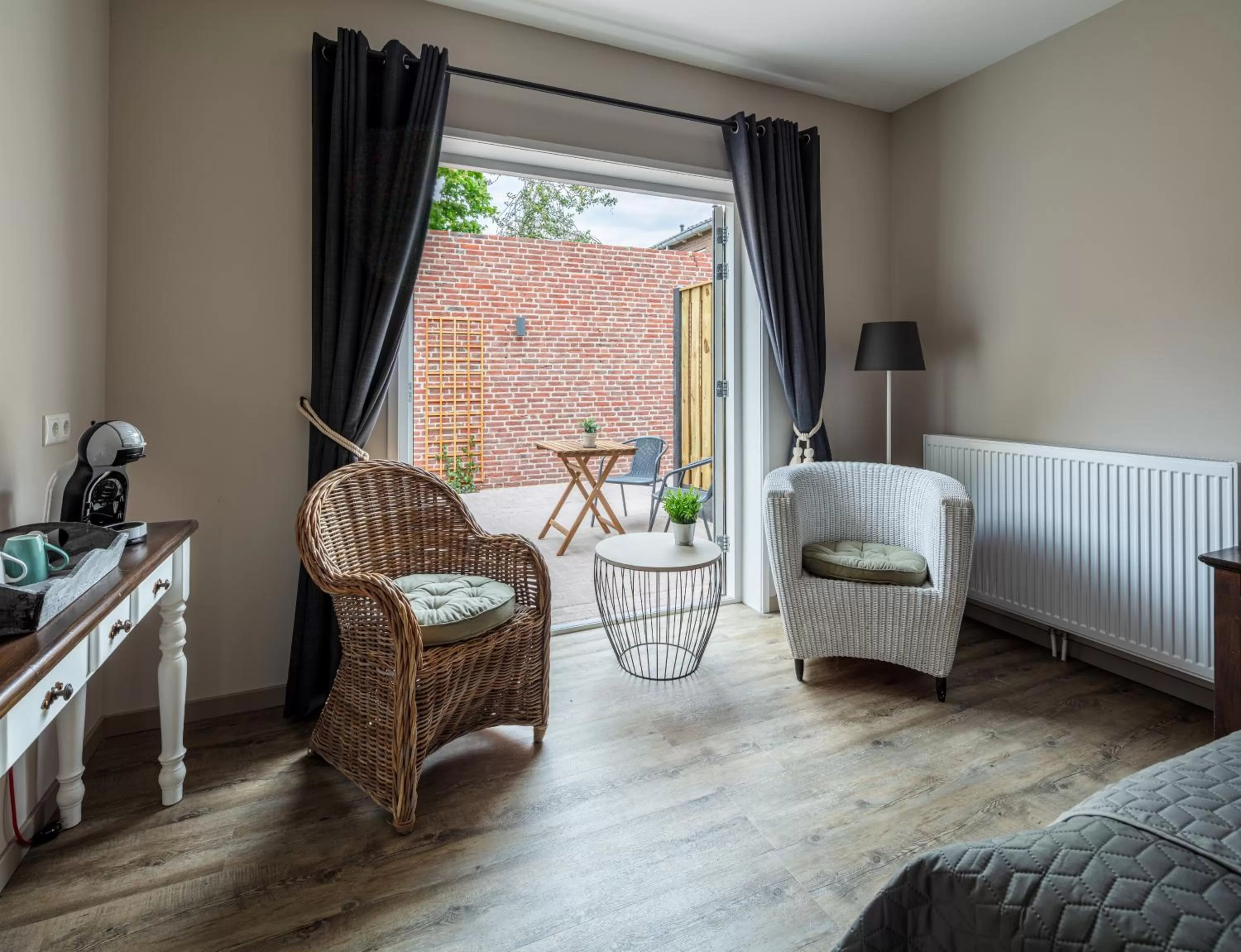 Inner courtyard view in Boutique Hotel Herberg Binnen