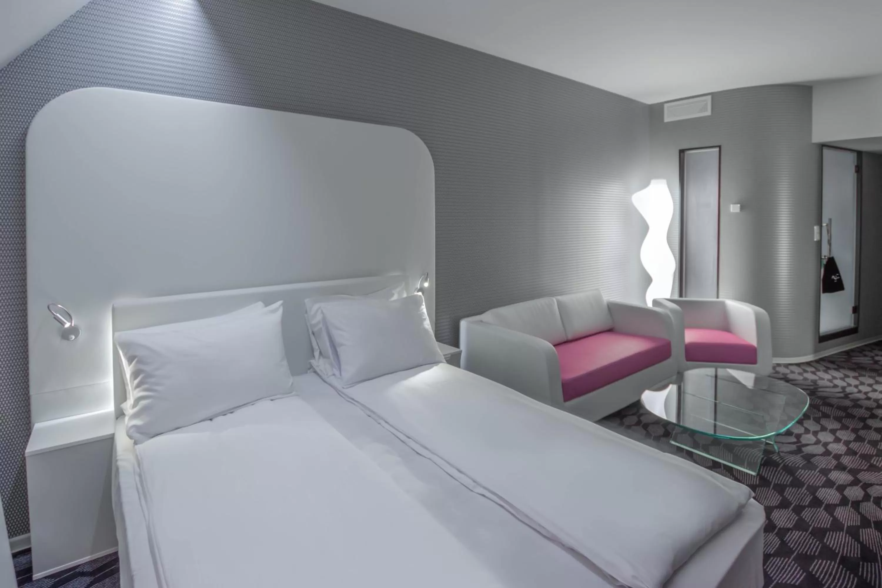 Bed in Magic Hotel & Apartments Kløverhuset