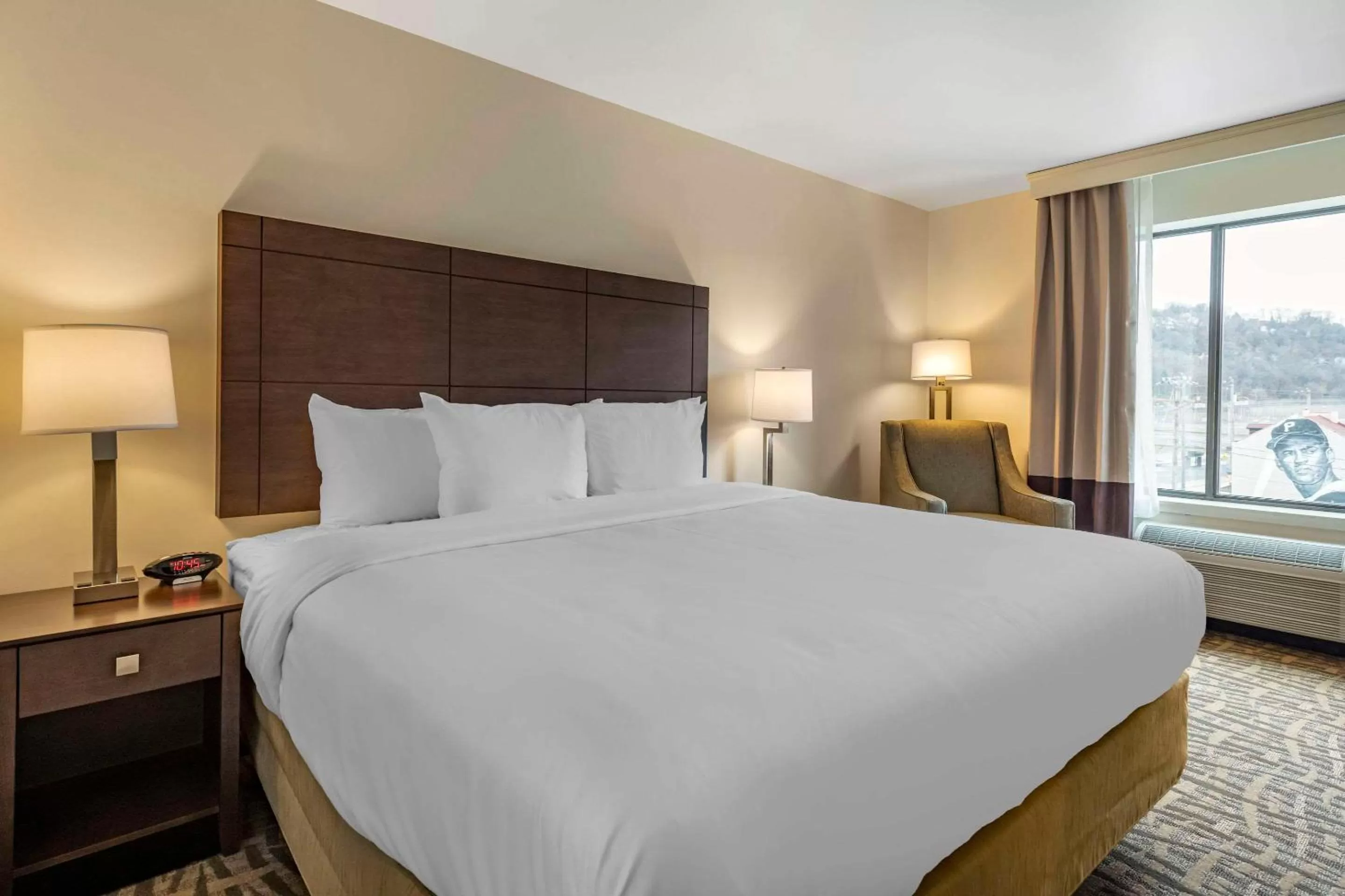 Bedroom, Bed in Comfort Inn & Suites Pittsburgh-Northshore