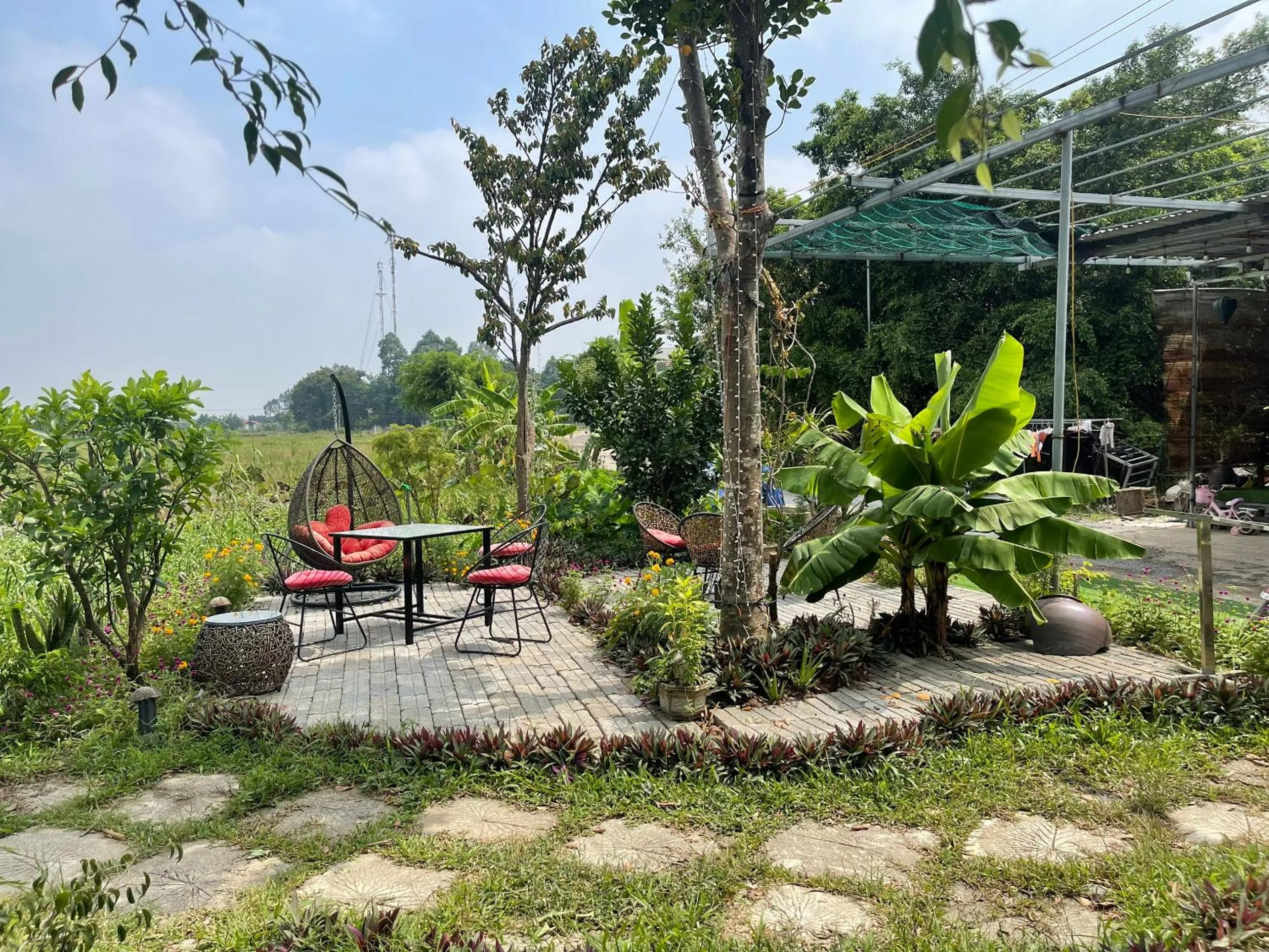 Garden in Tam Coc Mountain View Homestay