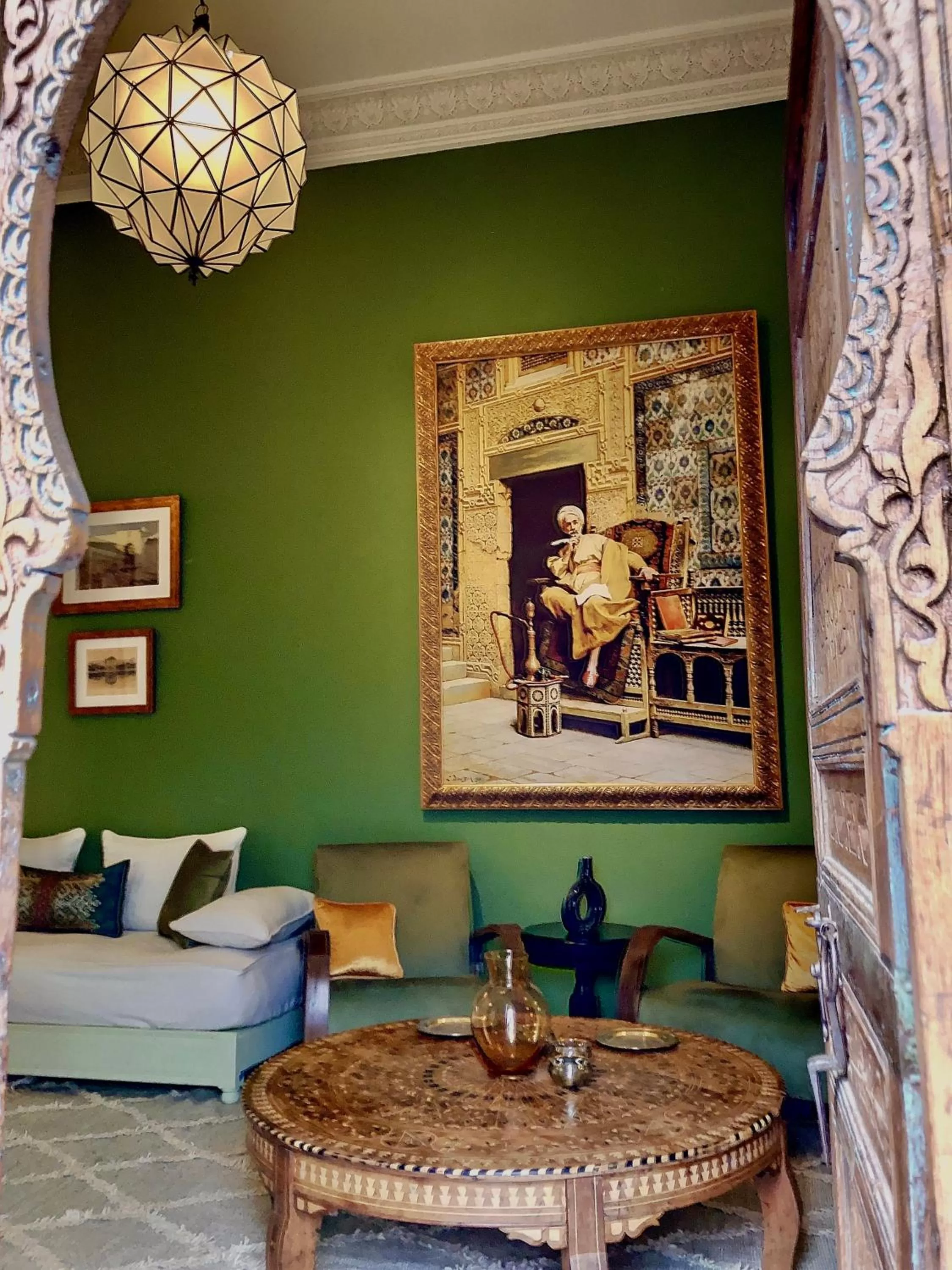 Living room in Riad Dar Chacha