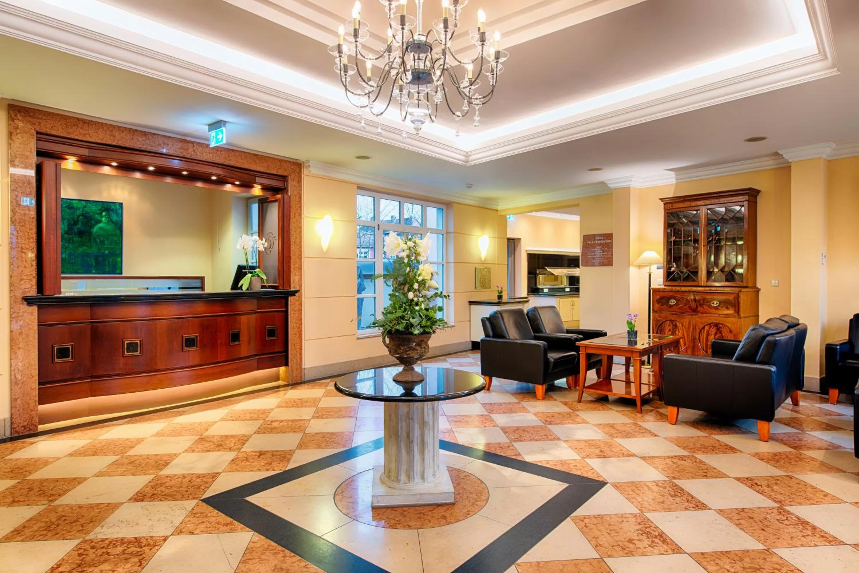 Lobby or reception in Hotel Villa Geyerswörth