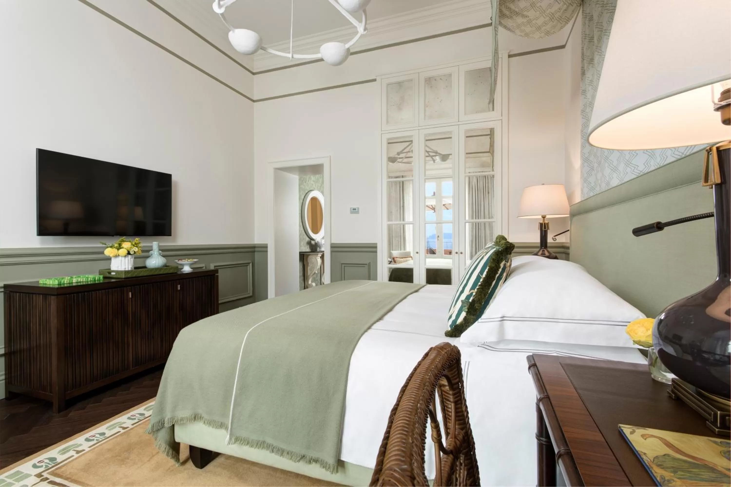 Bedroom, Bed in Rocco Forte Villa Igiea