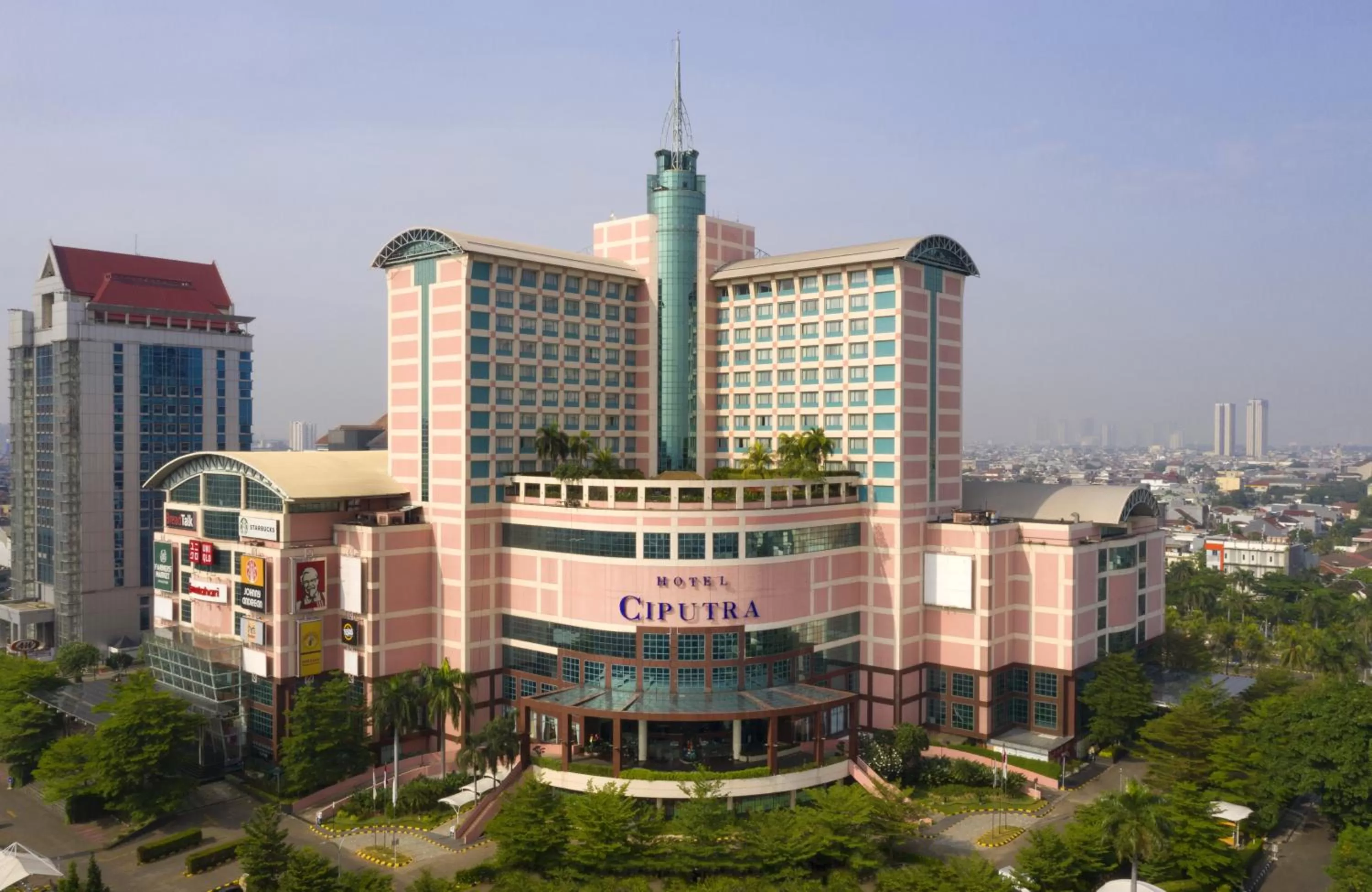 Property building in Hotel Ciputra Jakarta managed by Swiss-Belhotel International