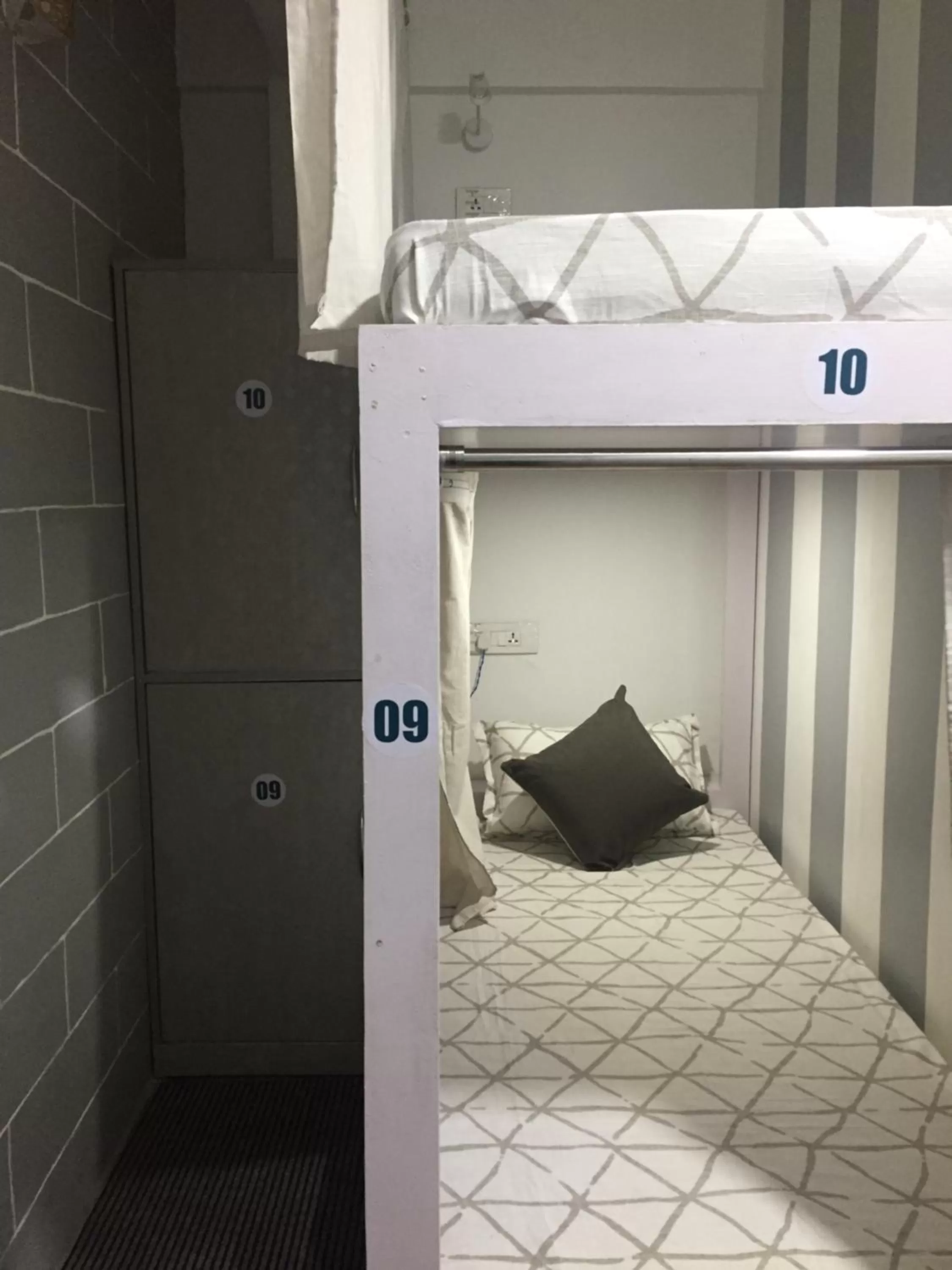 bunk bed in Sleepy Sam -The Traveller’s Hostel