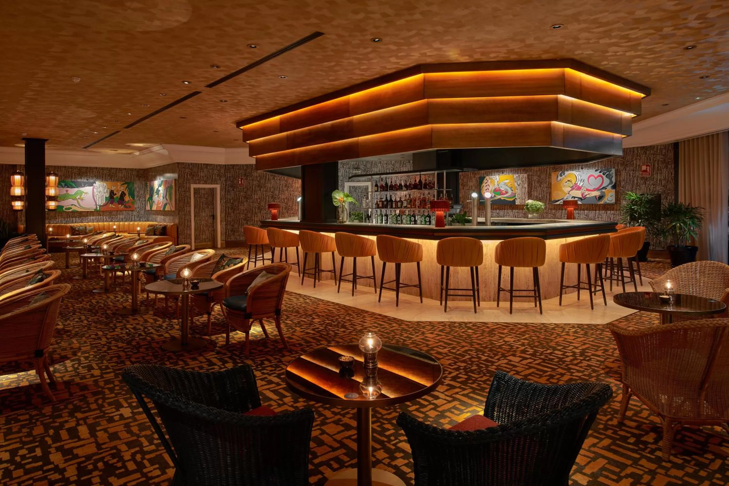 Lounge or bar in Seaside Los Jameos