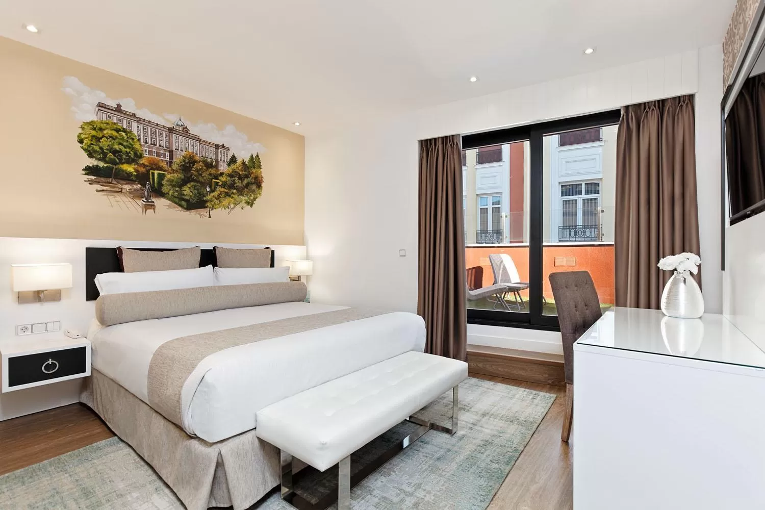 Bedroom, Bed in Grupotel Mayorazgo