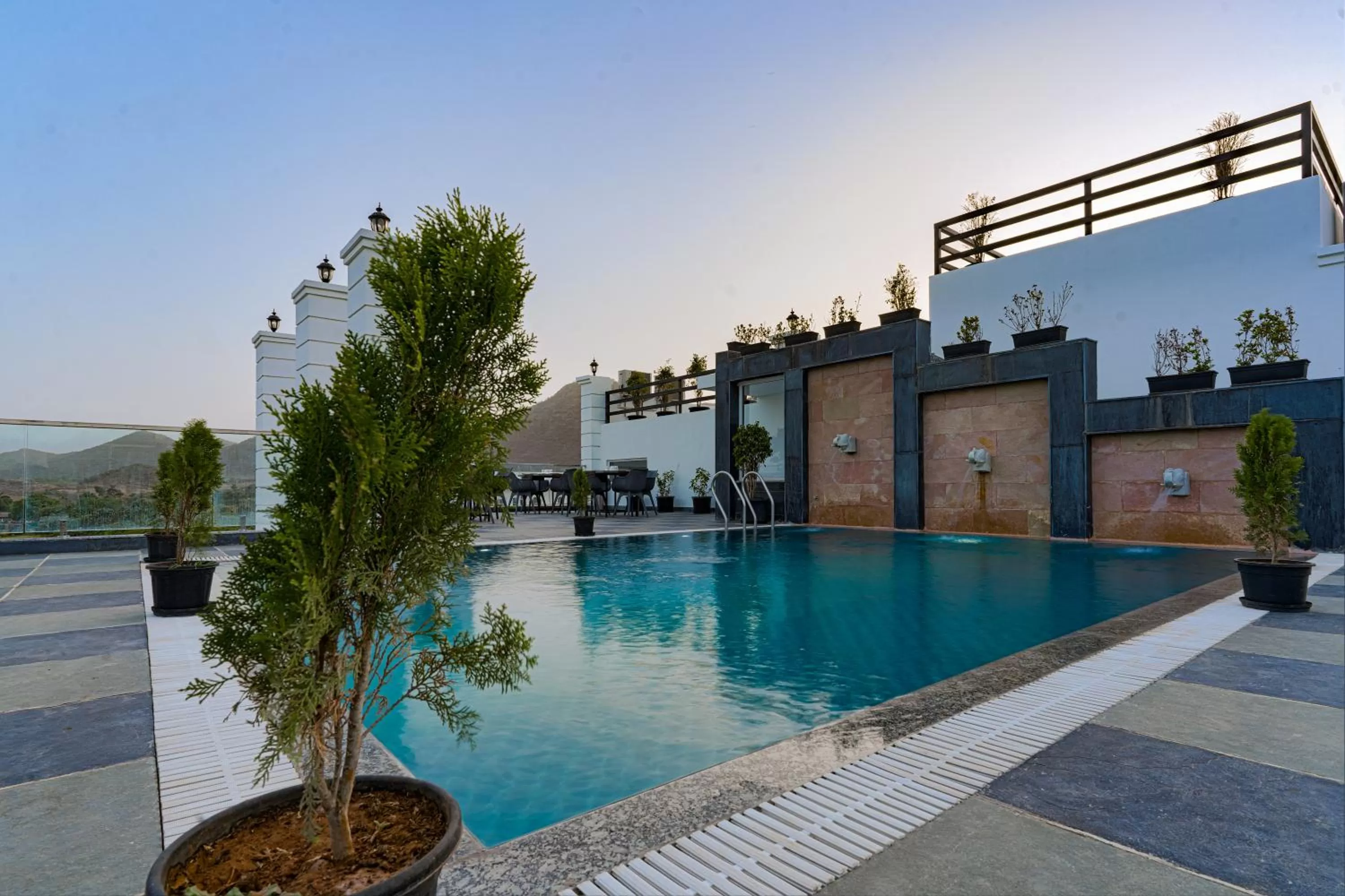 Swimming pool in Revaas Lake View Boutique Stay
